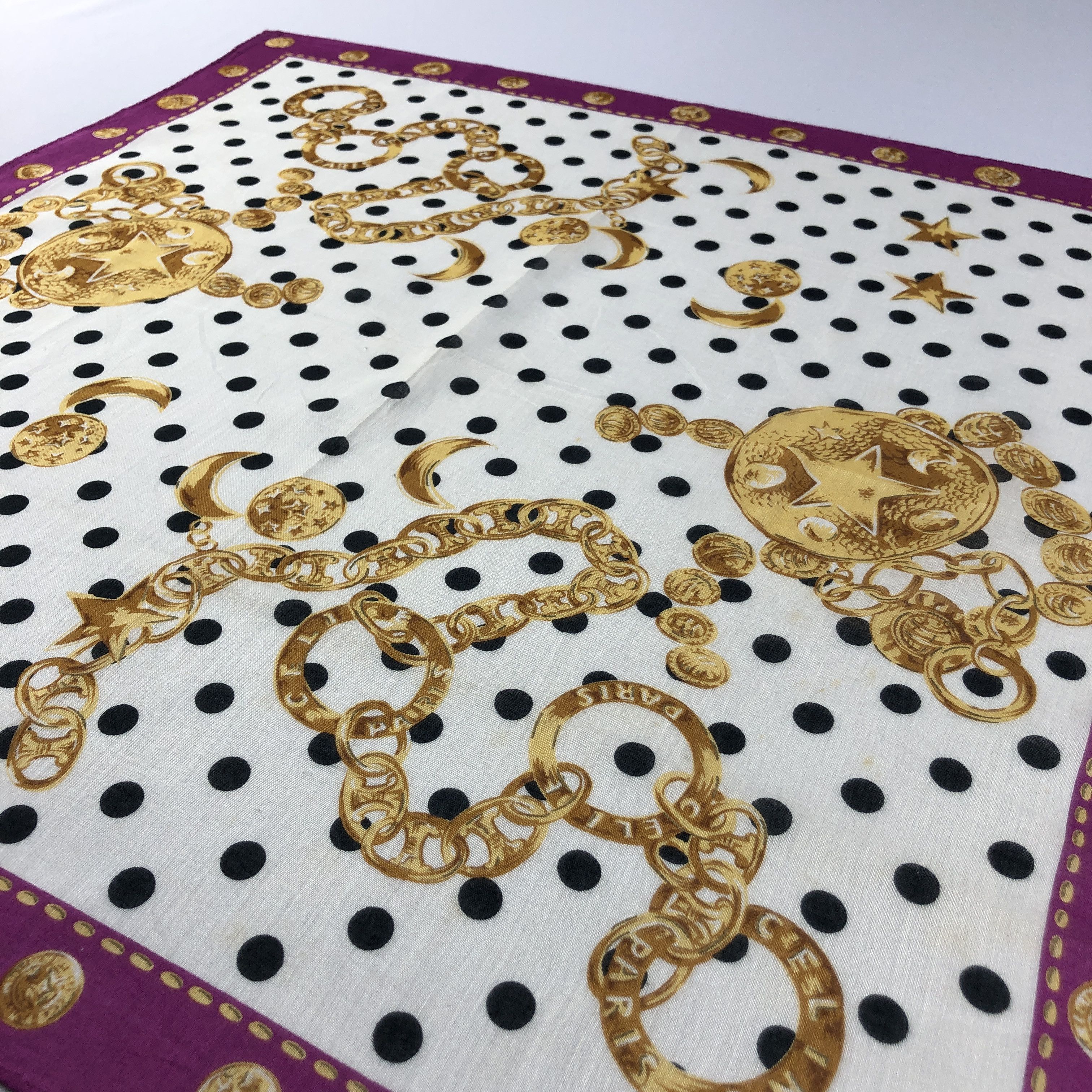 Celine Celine Handkerchief Neckerchief Bandana H3218 Size ONE SIZE - 2 Thumbnail