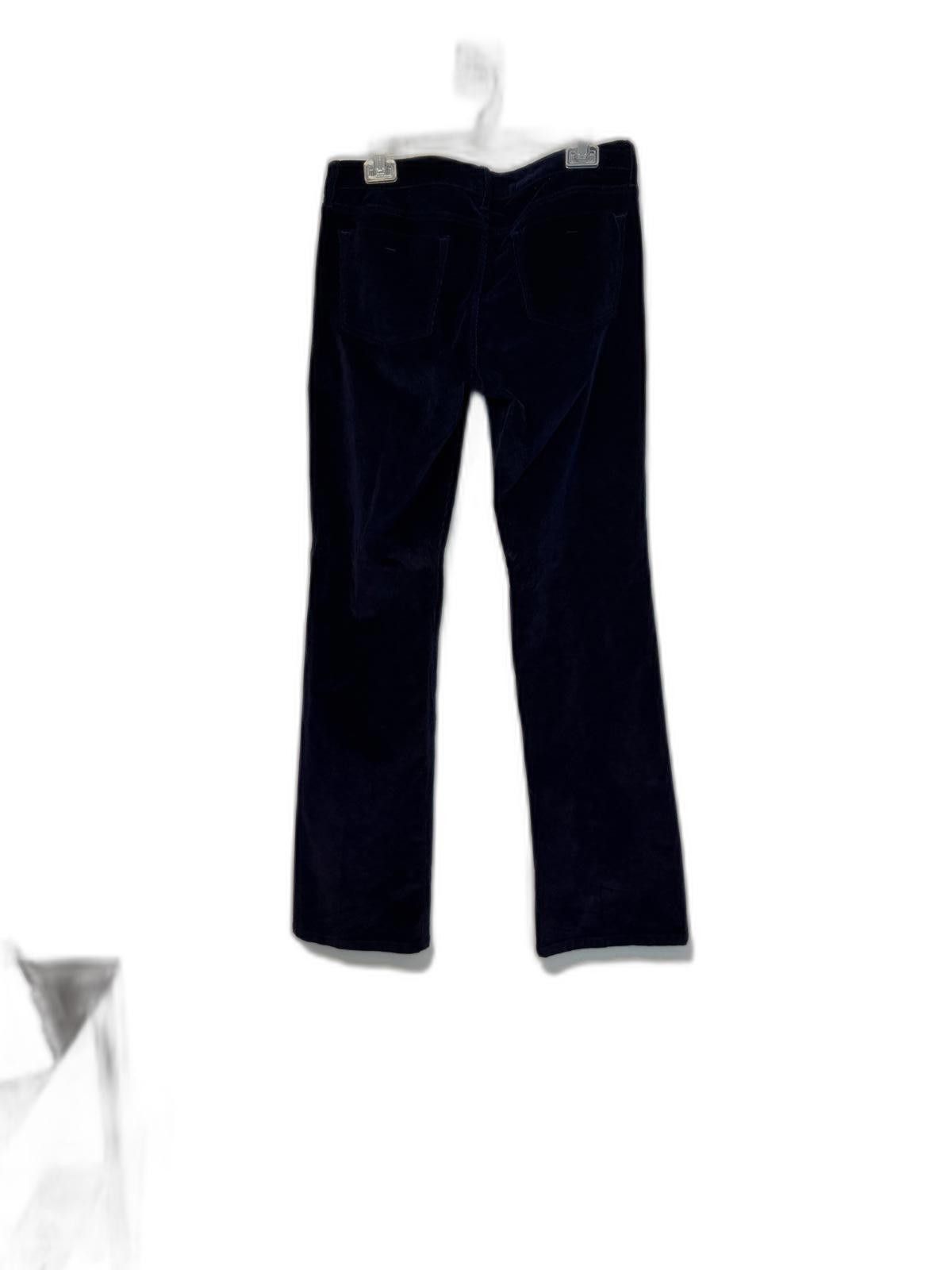 Banana Republic Banana Republic Women's Navy Blue Velvet Pants - Size 30 Size 30" / US 8 / IT 44 - 4 Thumbnail