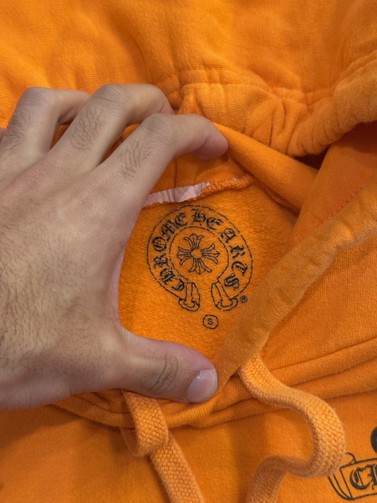 Chrome Hearts × Off-White Chrome Hearts Off-White Hoodie Orange - Like New Size US S / EU 44-46 / 1 - 5 Thumbnail