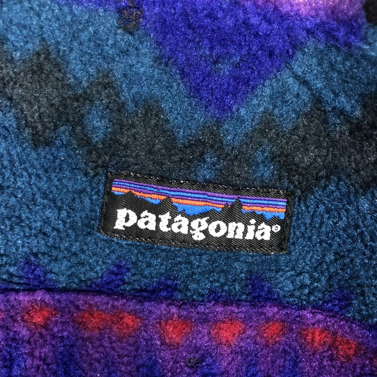Patagonia 🔥PATAGONIA MADE IN USA FLEECE JACKET HALF SNAP BUTTON NAVAJO Size US XL / EU 56 / 4 - 16 Thumbnail