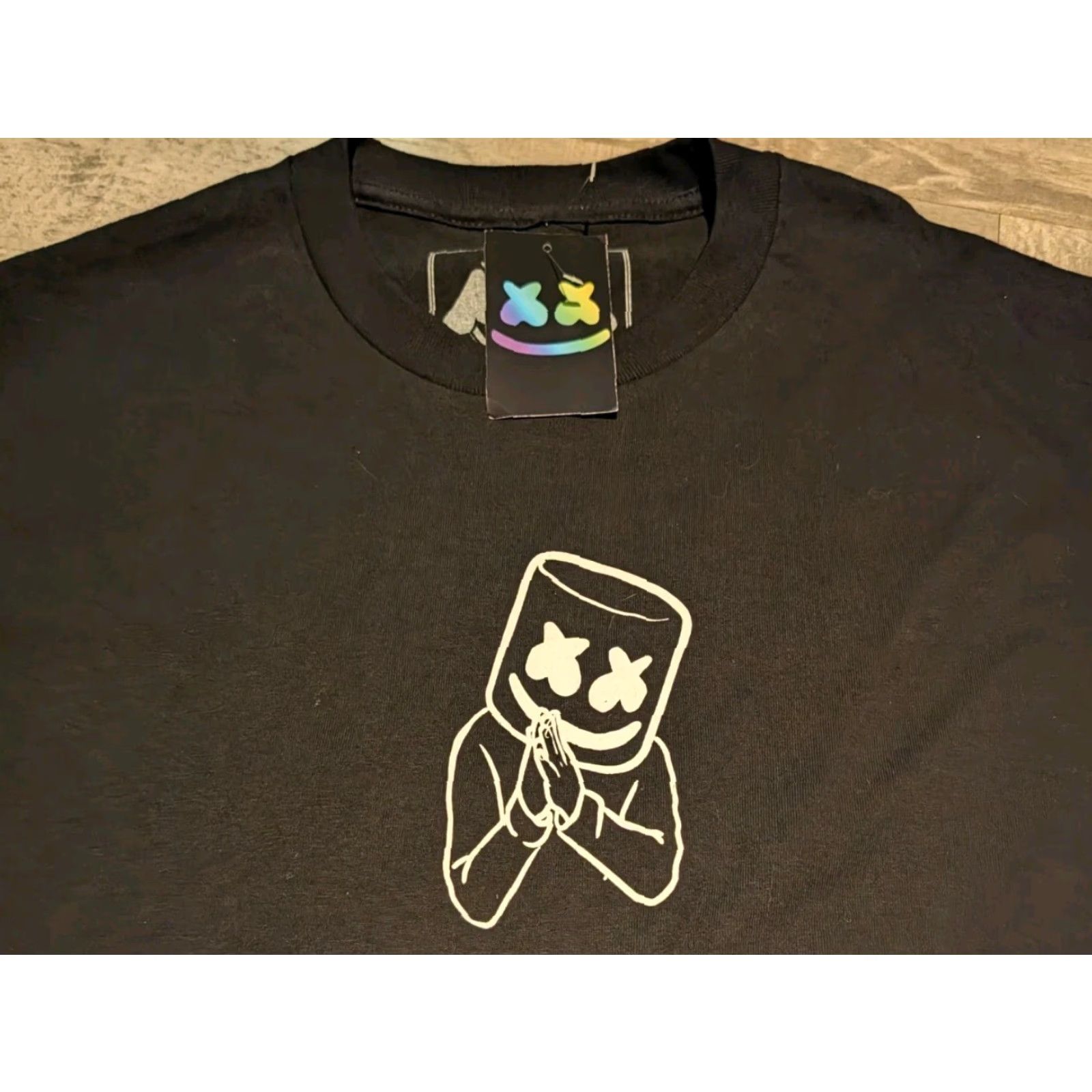 Vintage Marshmello Official Mellogang T-Shirt Large Black Graphic Music Unisex Size US L / EU 52-54 / 3 - 2 Thumbnail