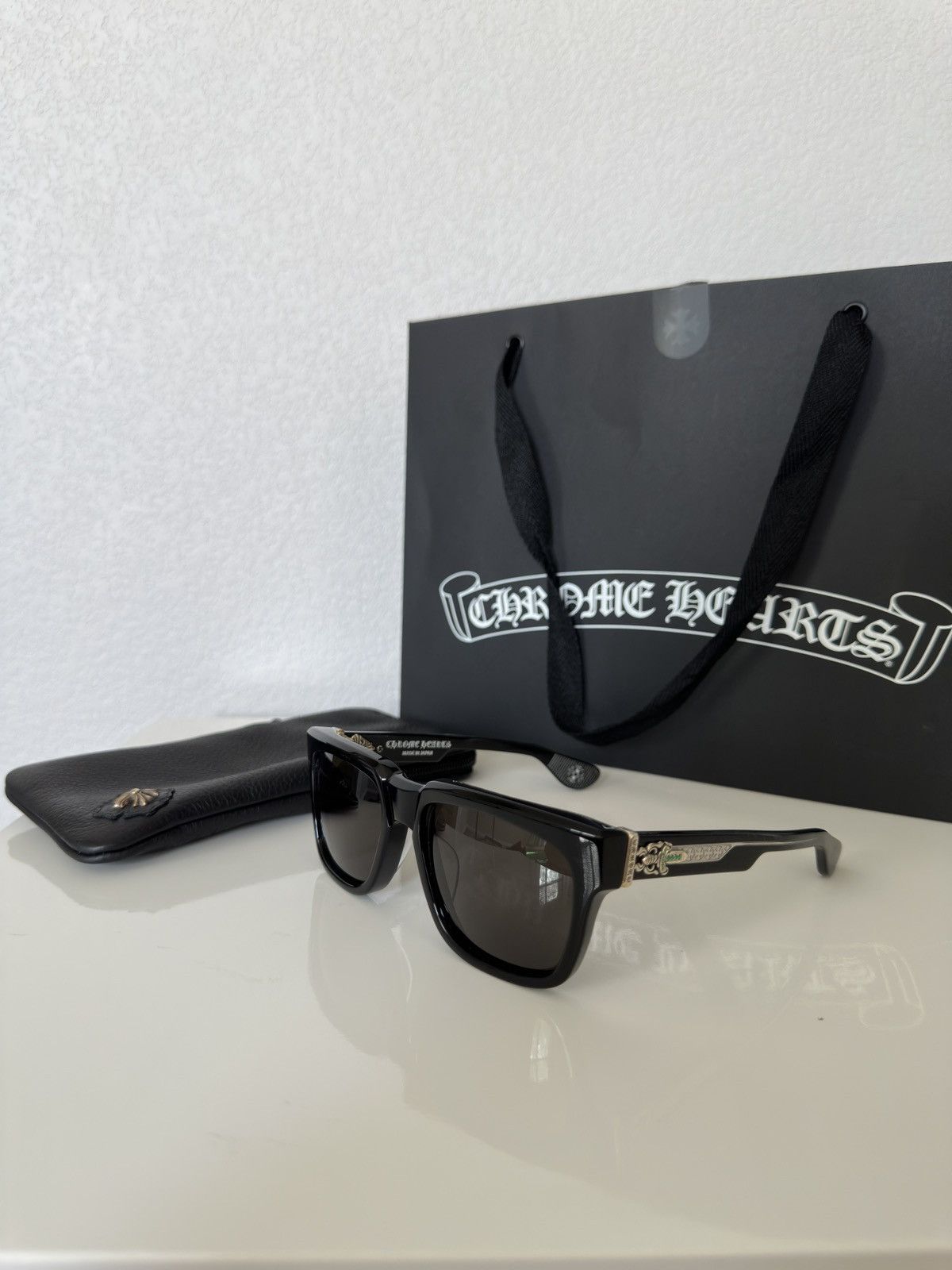 Chrome Hearts Chrome Hearts Emerald Box Officer Glasses Size ONE SIZE - 1 Thumbnail