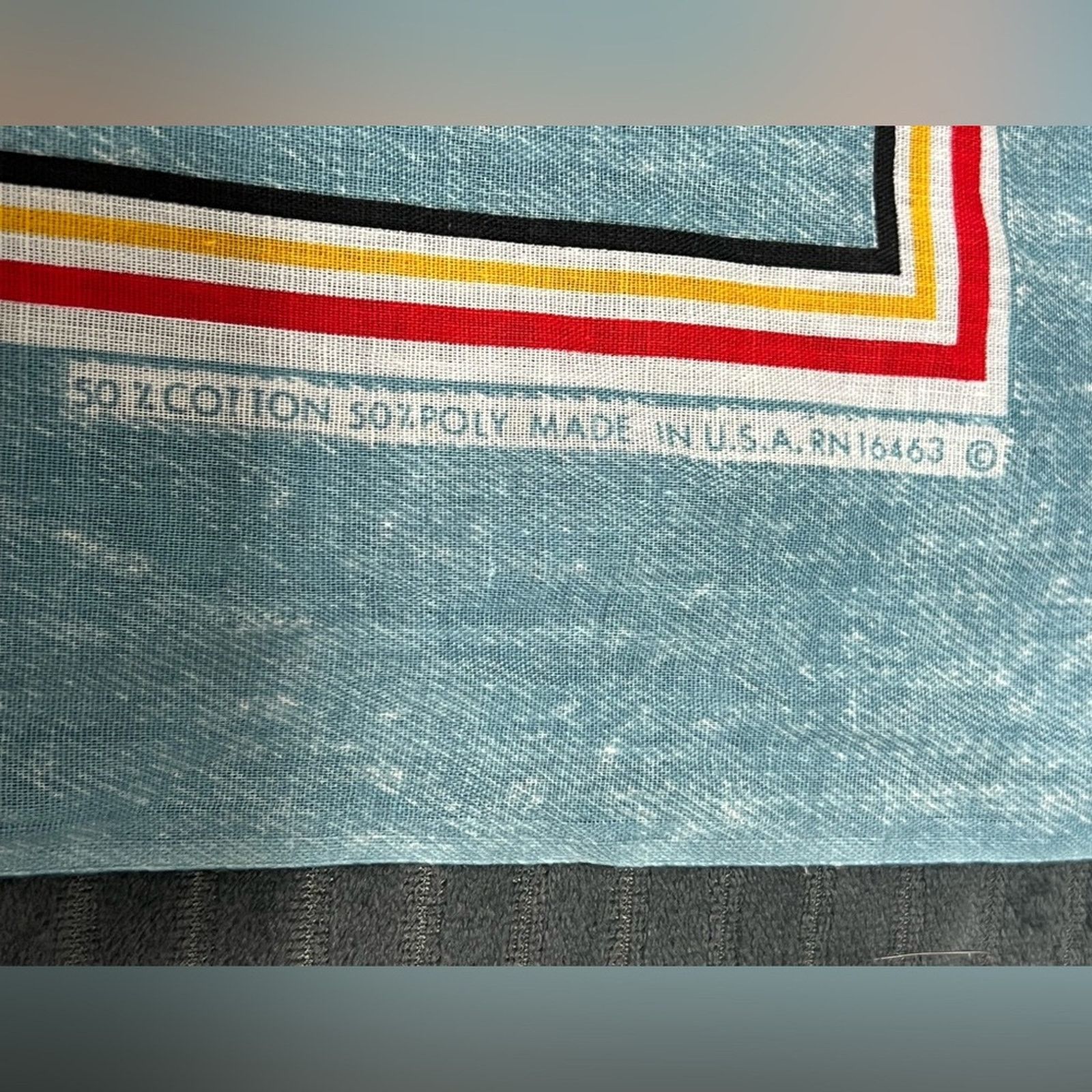 Harley Davidson Vintage Harley Davidson Bandana Made In USA Eagle Deadstock Size ONE SIZE - 5 Thumbnail
