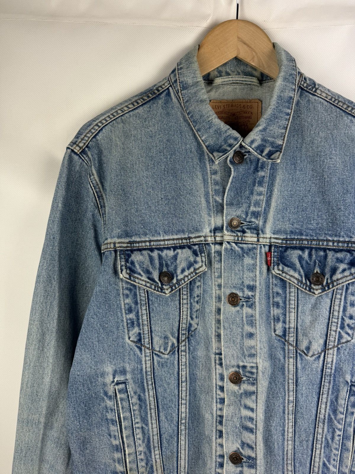 Levi's VTG 90s Levi’s Type 3 Light Blue Washed Denim Trucker Jacket Size US M / EU 48-50 / 2 - 2 Thumbnail