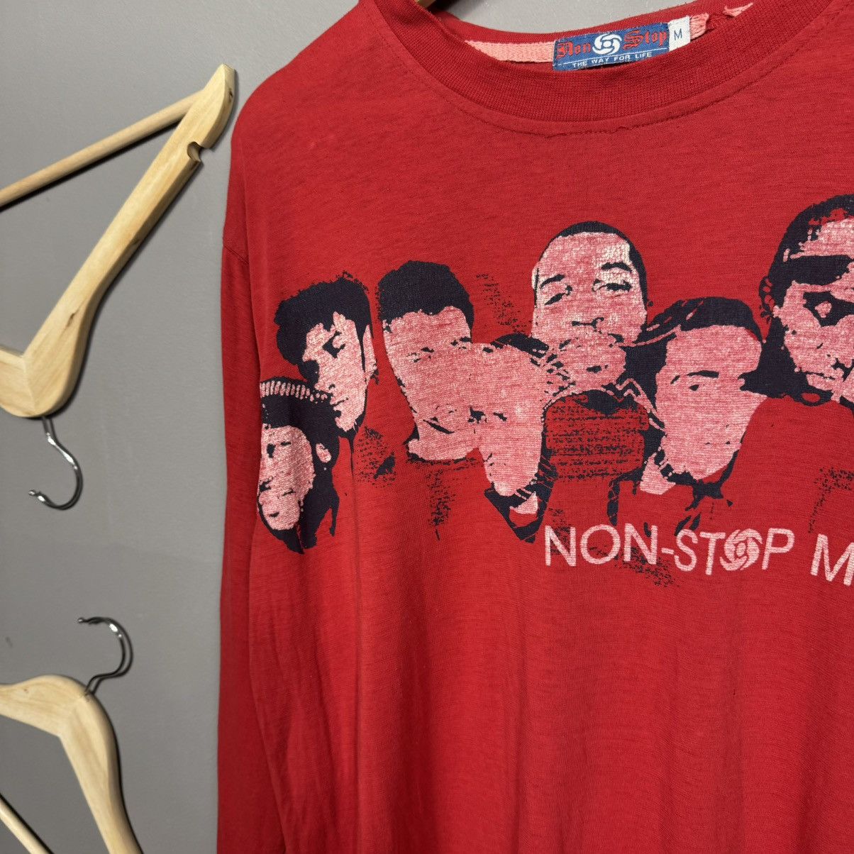 Rap Tees Vintage 90s Non-Stop Men Long Sleeve Graphic T-Shirt Size US M / EU 48-50 / 2 - 7 Thumbnail