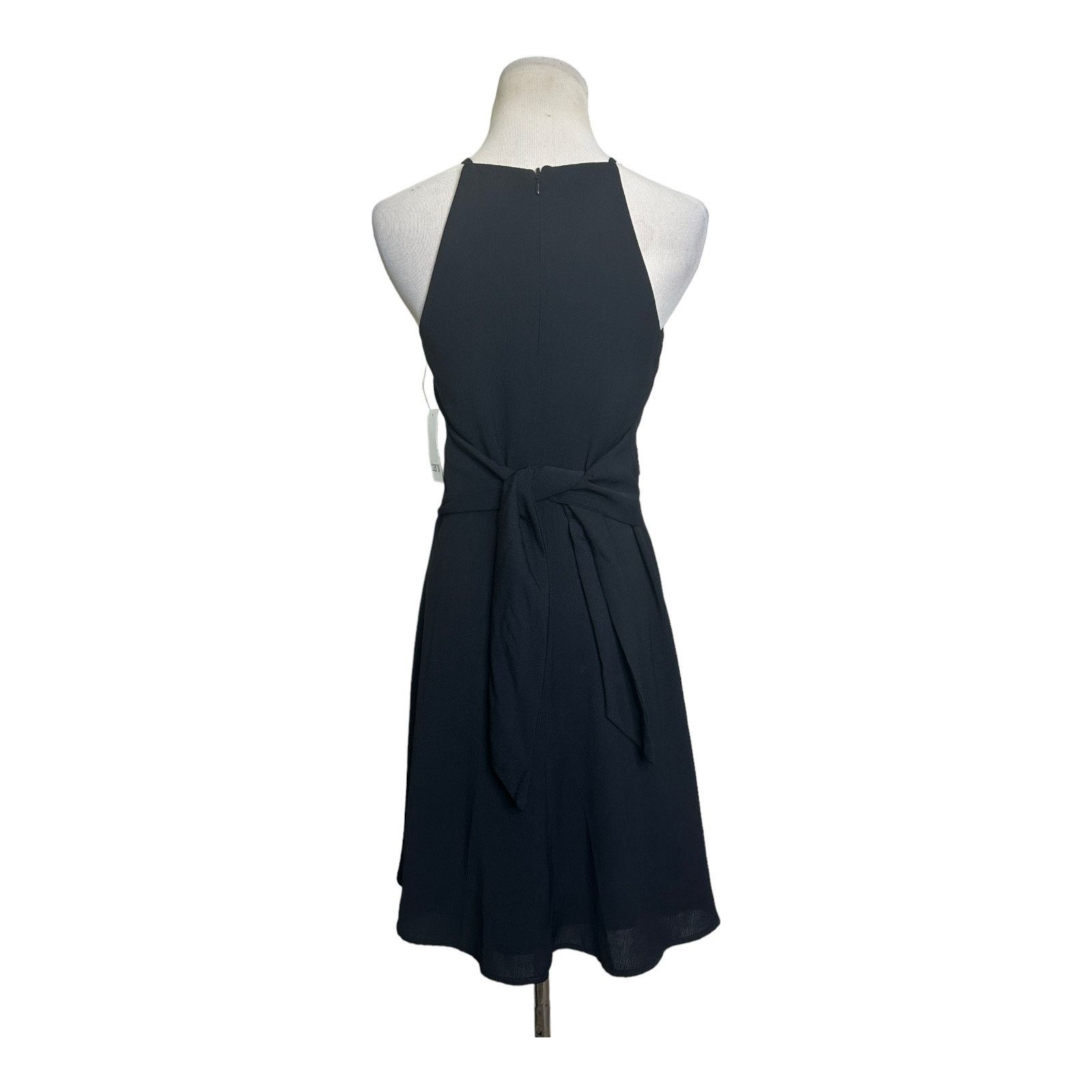 bar iii dress black Bar III Women's Crossback Fit & Flare Dress main image 1