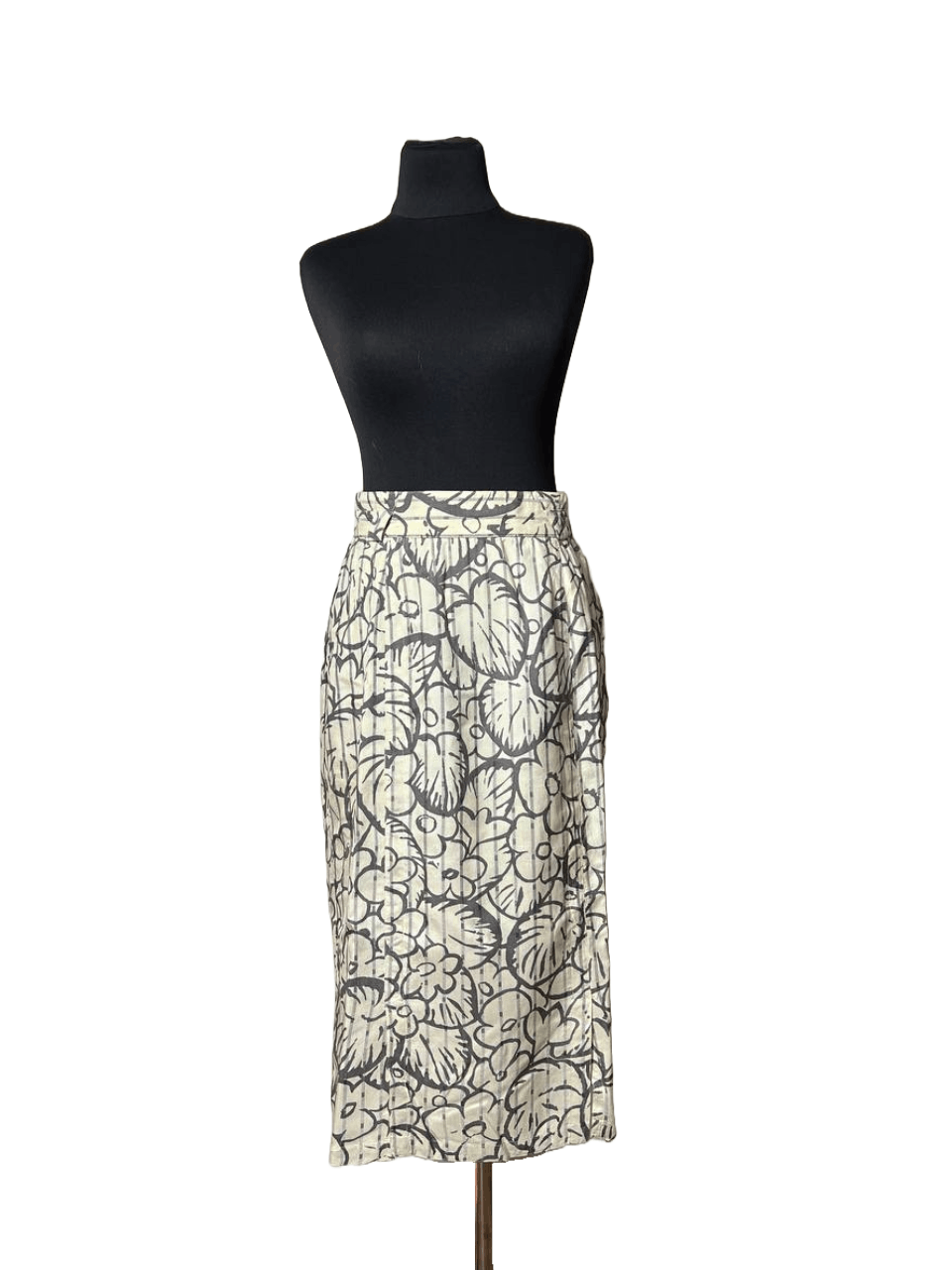 Versace Gianni Versace Vintage Retro RARE Midi Silk Skirt, size S Size 27" / US 4 / IT 40 - 1 Thumbnail
