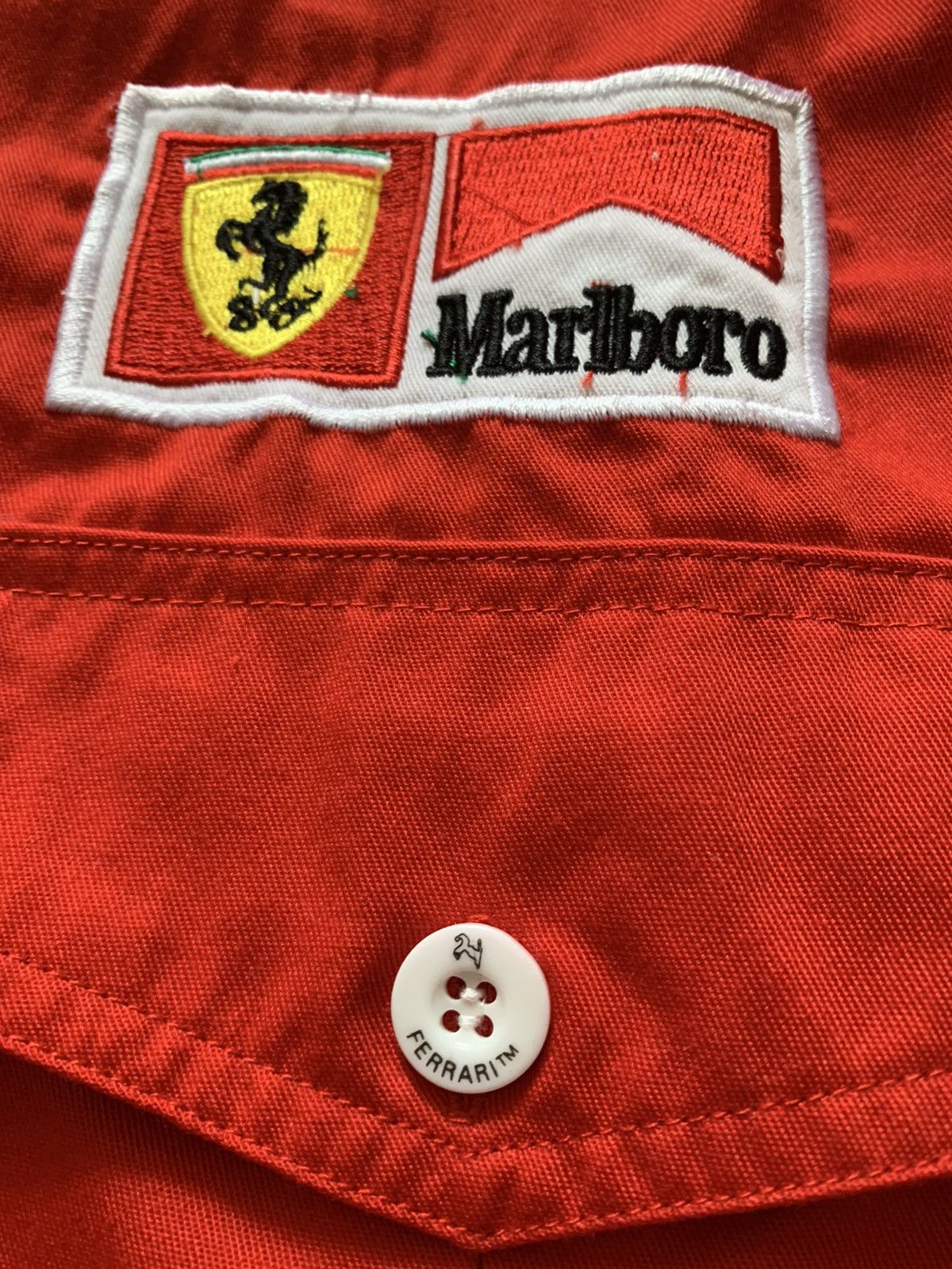 Vintage Ferrari Vintage 1996 Button Up Short Sleeve Shirt Marlboro Size US XXL / EU 58 / 5 - 4 Thumbnail