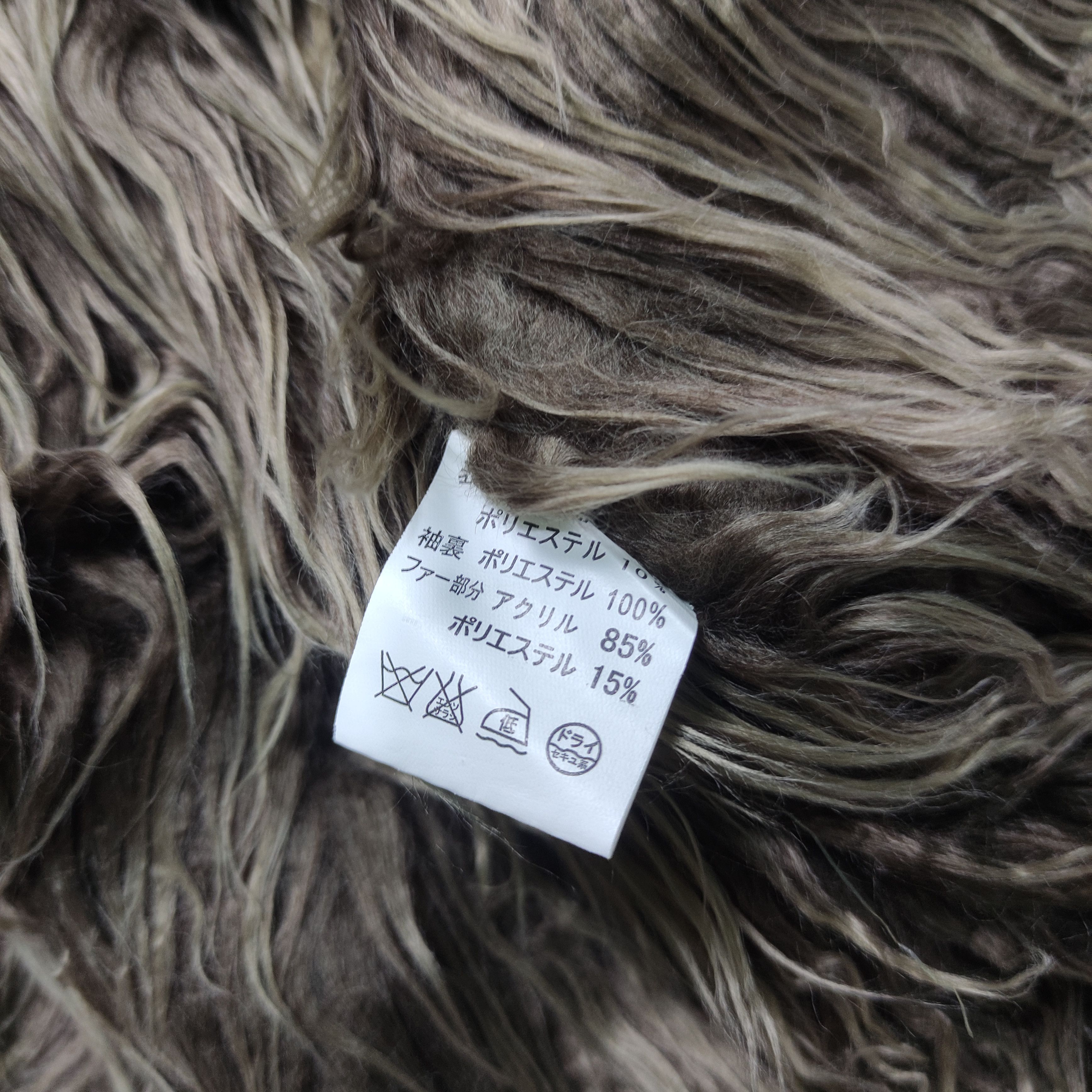 Tornado Mart Navy Blue Fur Jacket Vkei Japanese 2000s Archive Size US L / EU 52-54 / 3 - 12 Thumbnail