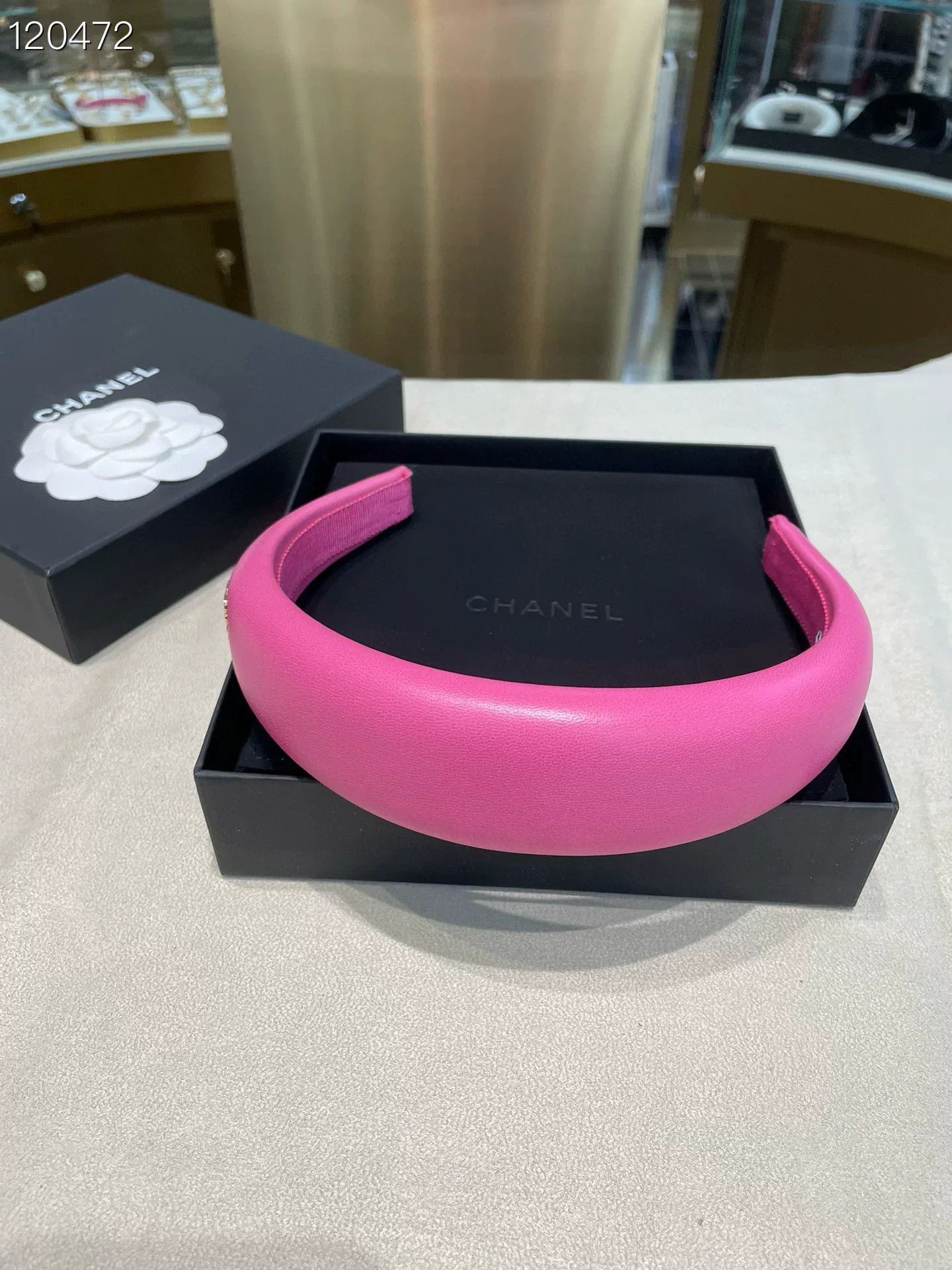 Miu Miu MIU MIU Soft Leather Hair Headband Size ONE SIZE - 1 Thumbnail