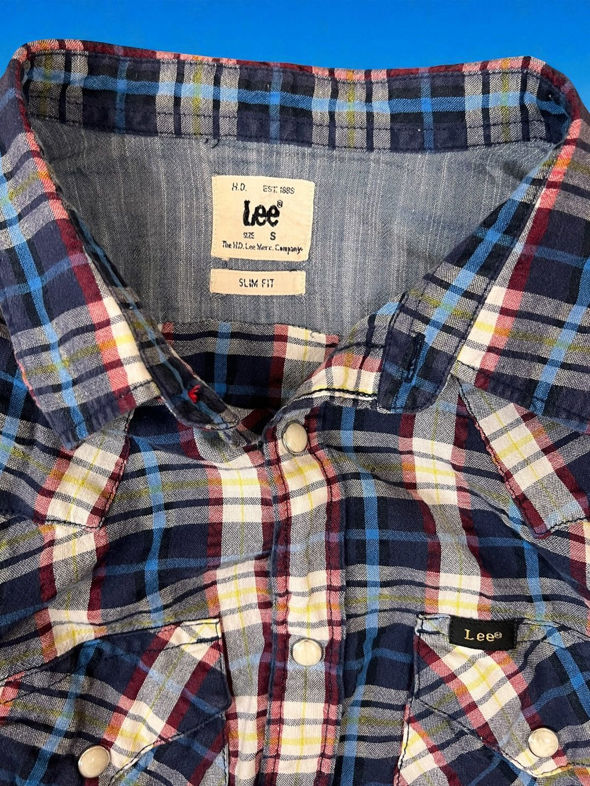 Lee Lee Kansas shirt size S checked long sleeve Size S / US 4 / IT 40 - 6 Thumbnail