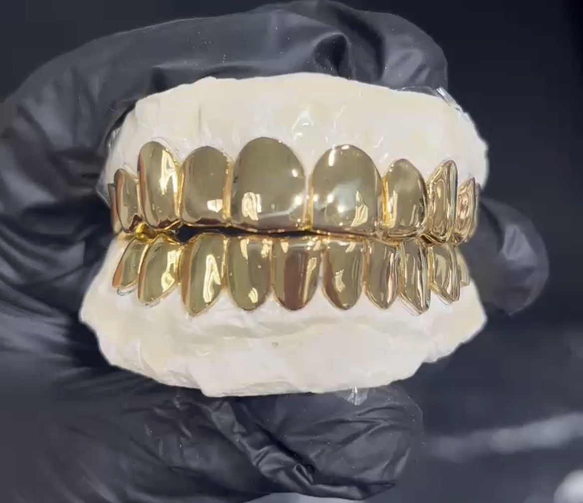 Other Gold Grillz Solids Size ONE SIZE - 1 Thumbnail