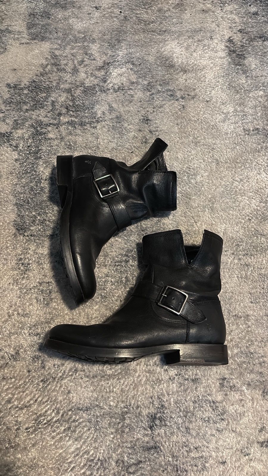 Frye Frye black leather harness boots Size US 6 / IT 36 - 1 Thumbnail