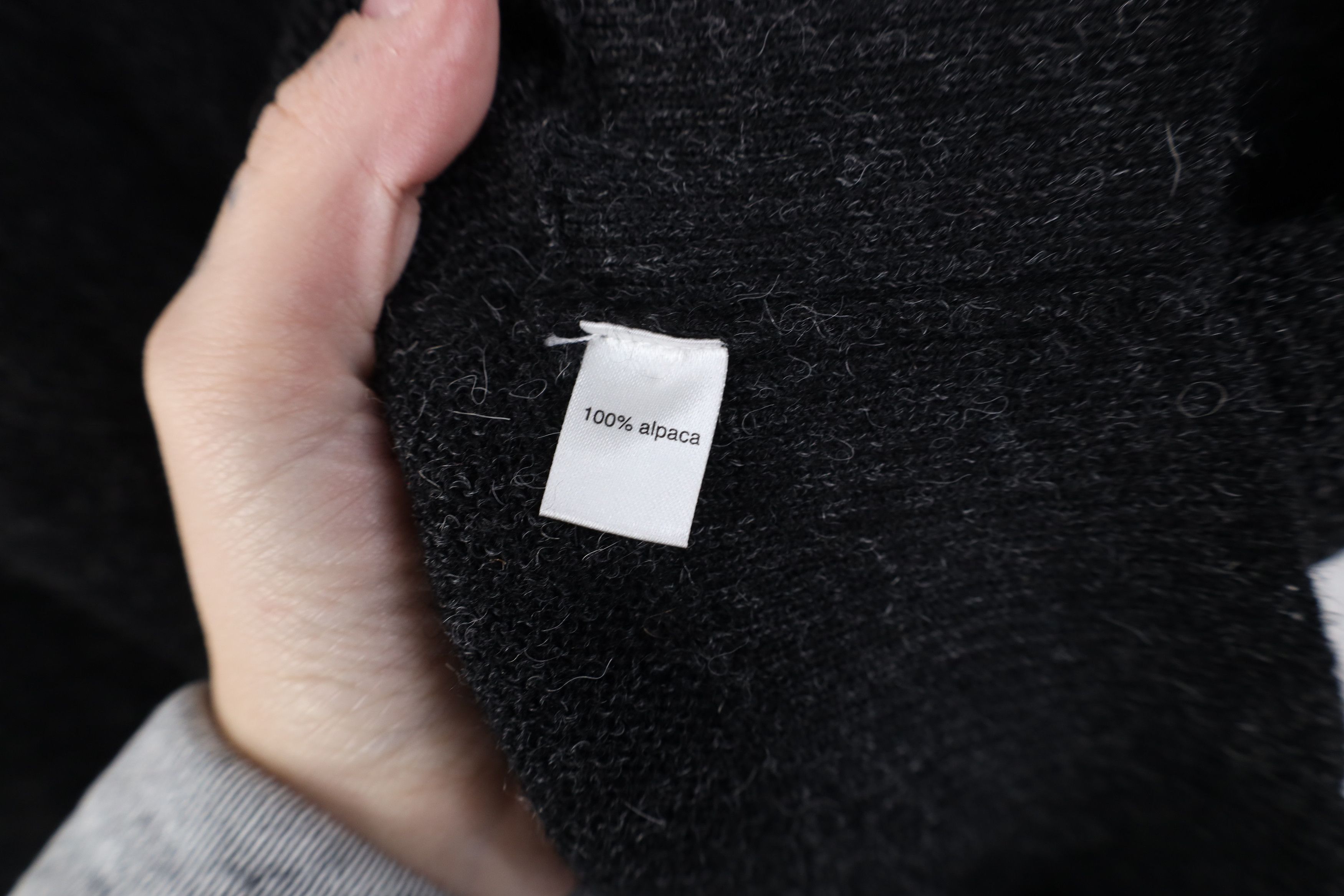 Vintage Vintage 90s Streetwear Wool V-Neck Sweater Vest Dark Gray Size US XL / EU 56 / 4 - 6 Thumbnail
