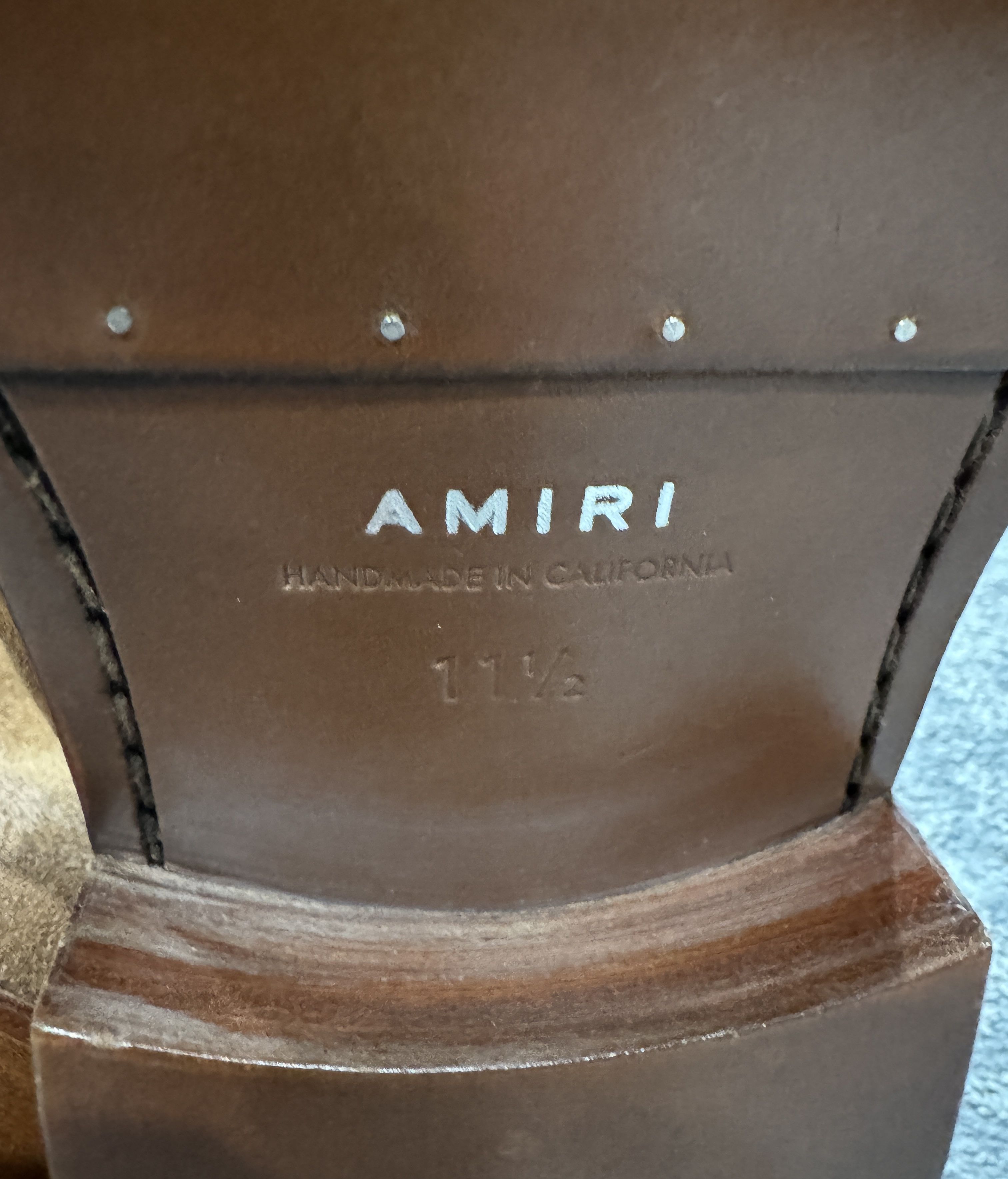 Amiri AMIRI TAWNY BROWN LEATHER DOUBLE ZIPPER STACK BOOTS 11,5 US Size US 11.5 / EU 44-45 - 7 Thumbnail