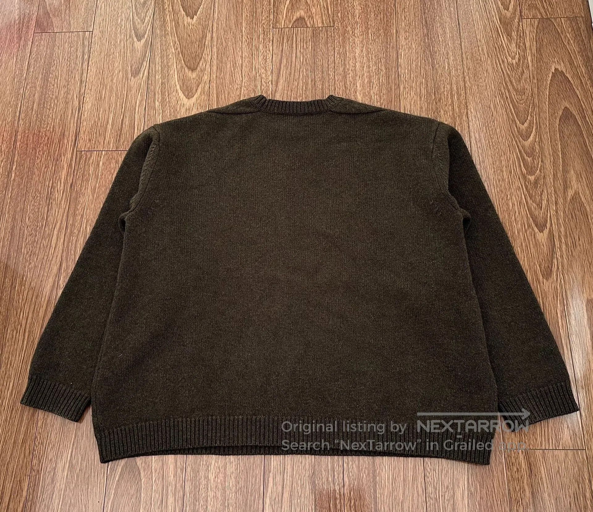 Studio Nicholson studio nicholson guernsey jumper in dark brown. Size US L / EU 52-54 / 3 - 3 Thumbnail