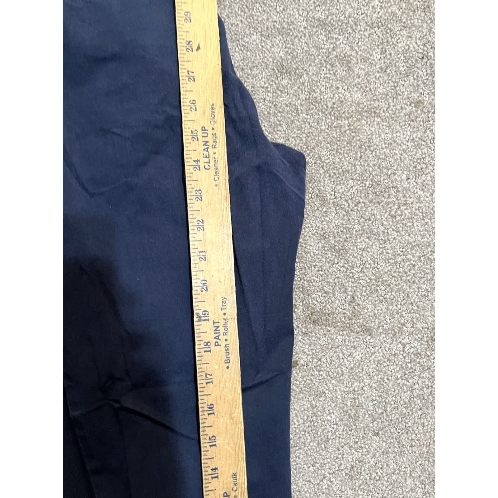 Old Navy Old Navy Pants Women Size 8 Navy Blue High Rise Pixie Solid Slim Crop Pockets Ankle Size 38" / US 16 / IT 52 - 7 Thumbnail