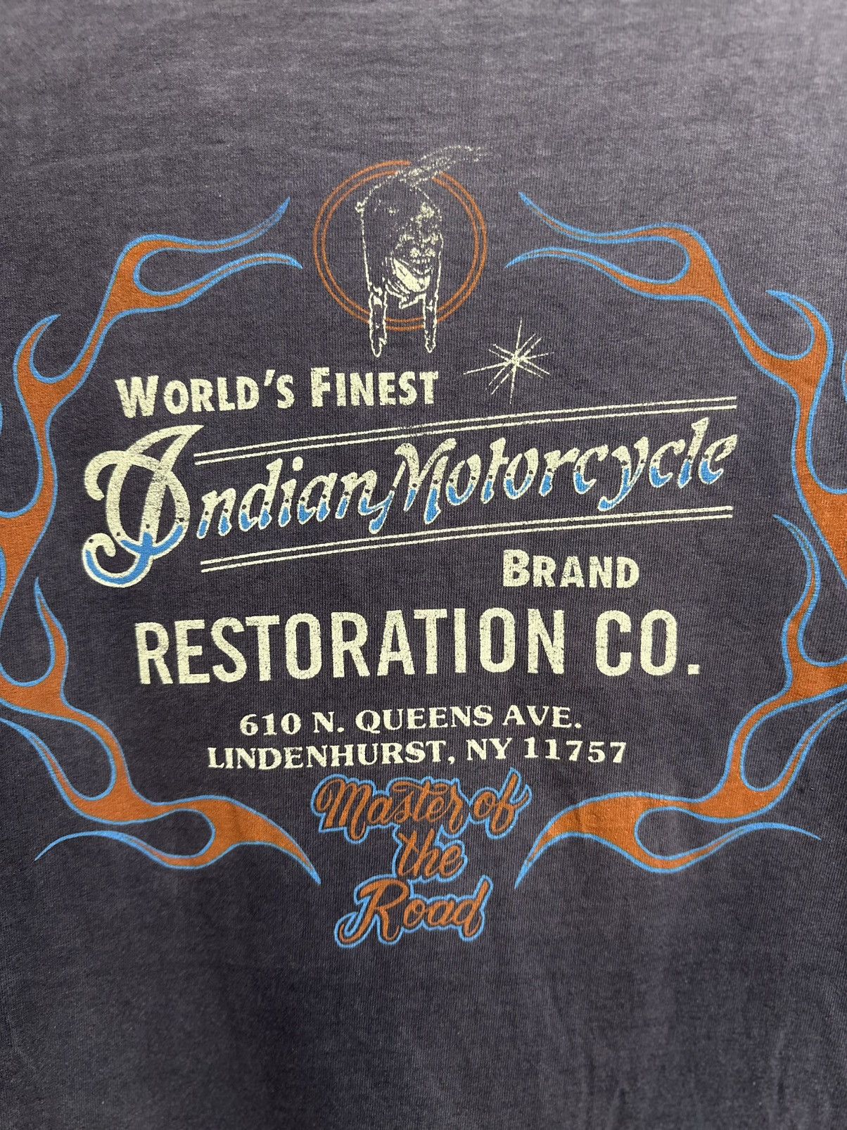 Indian Motorcycle Thrashed Vintage Indian Motorcycle Sun Faded Tee Size US M / EU 48-50 / 2 - 10 Thumbnail