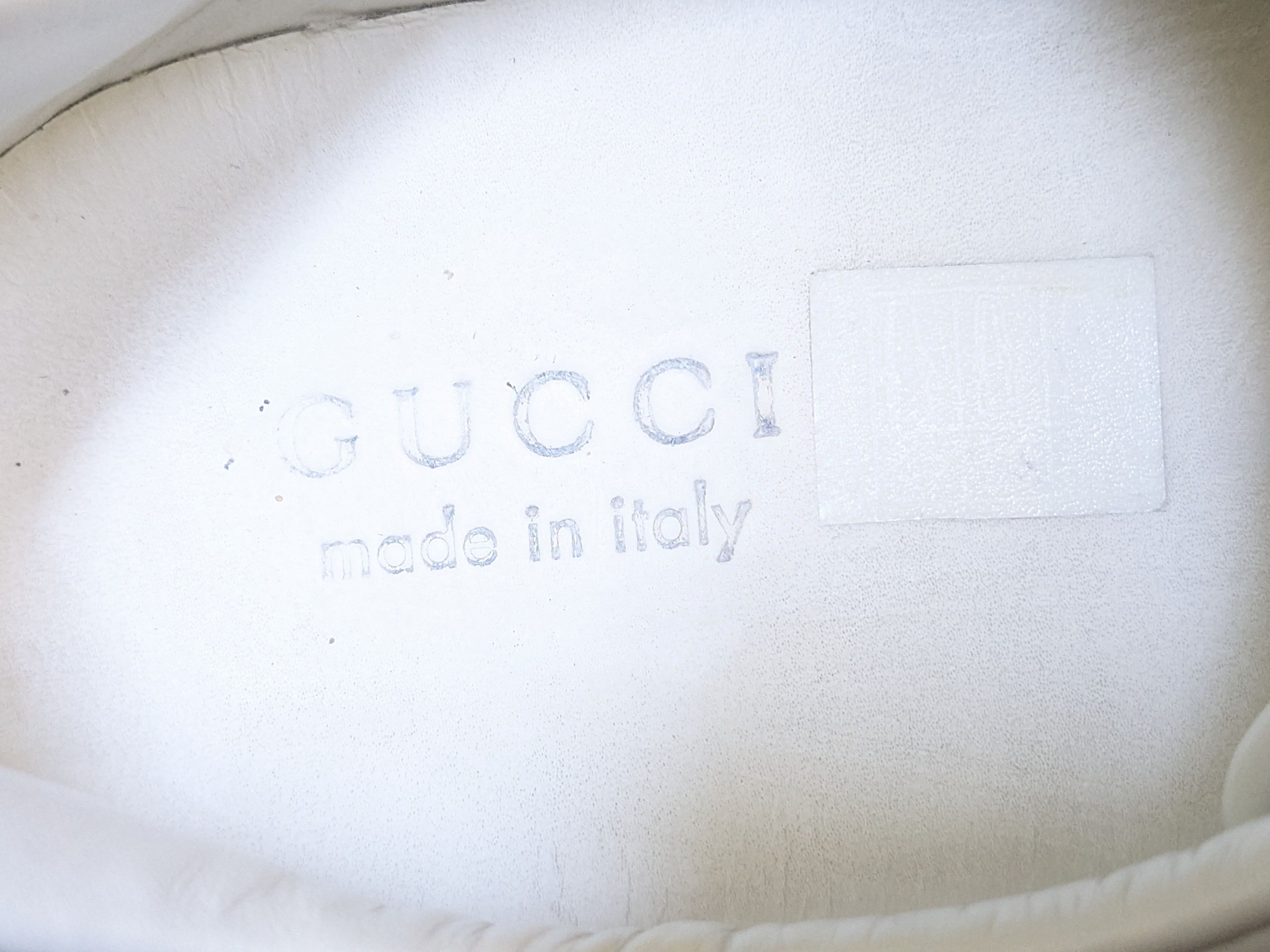 Gucci Gucci Ace Sneakers 10.5 White Leather Low 429446 Size US 10.5 / EU 43-44 - 11 Thumbnail