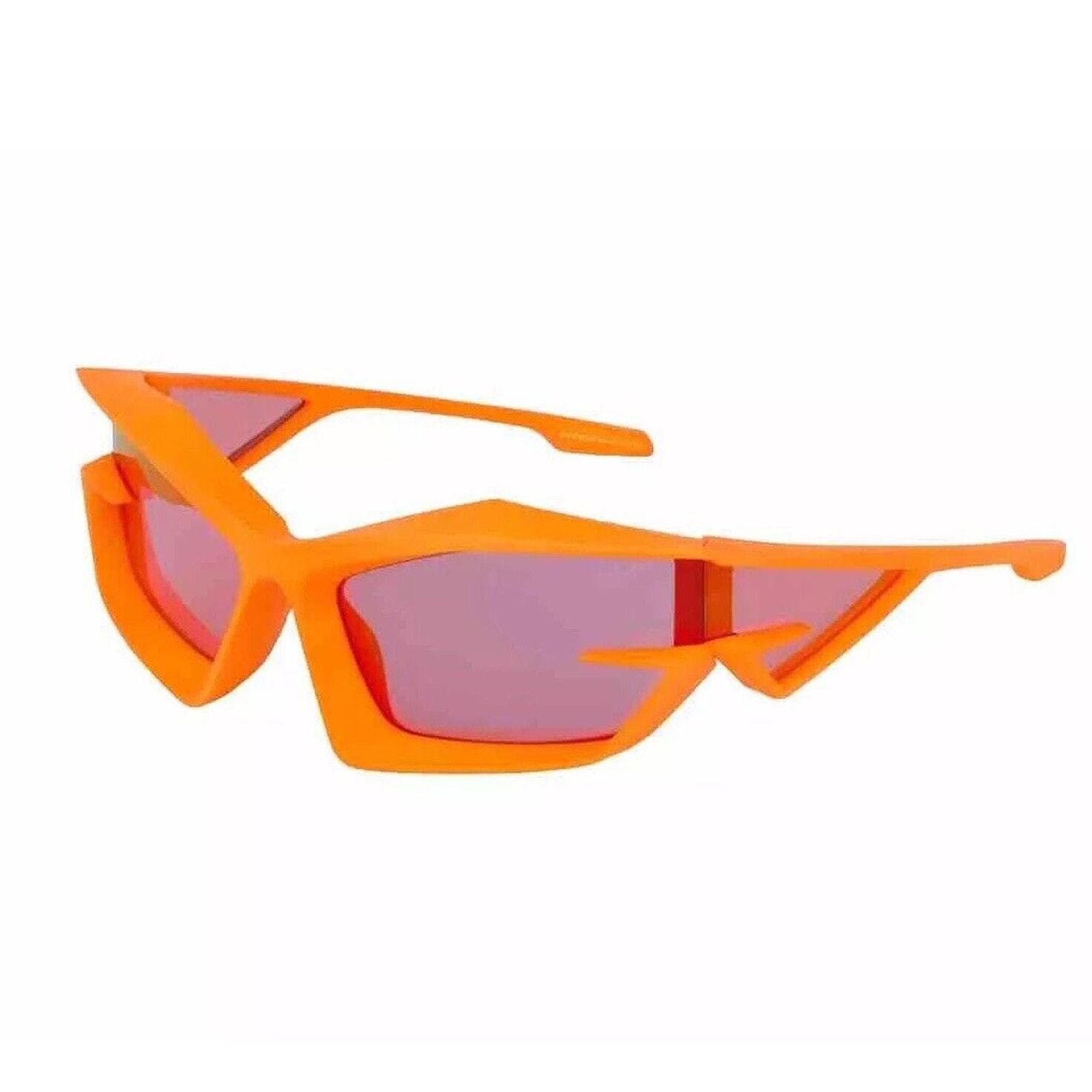 Givenchy Givenchy Giv Cut Shield Sunglasses Orange Unisex Size ONE SIZE - 2 Thumbnail