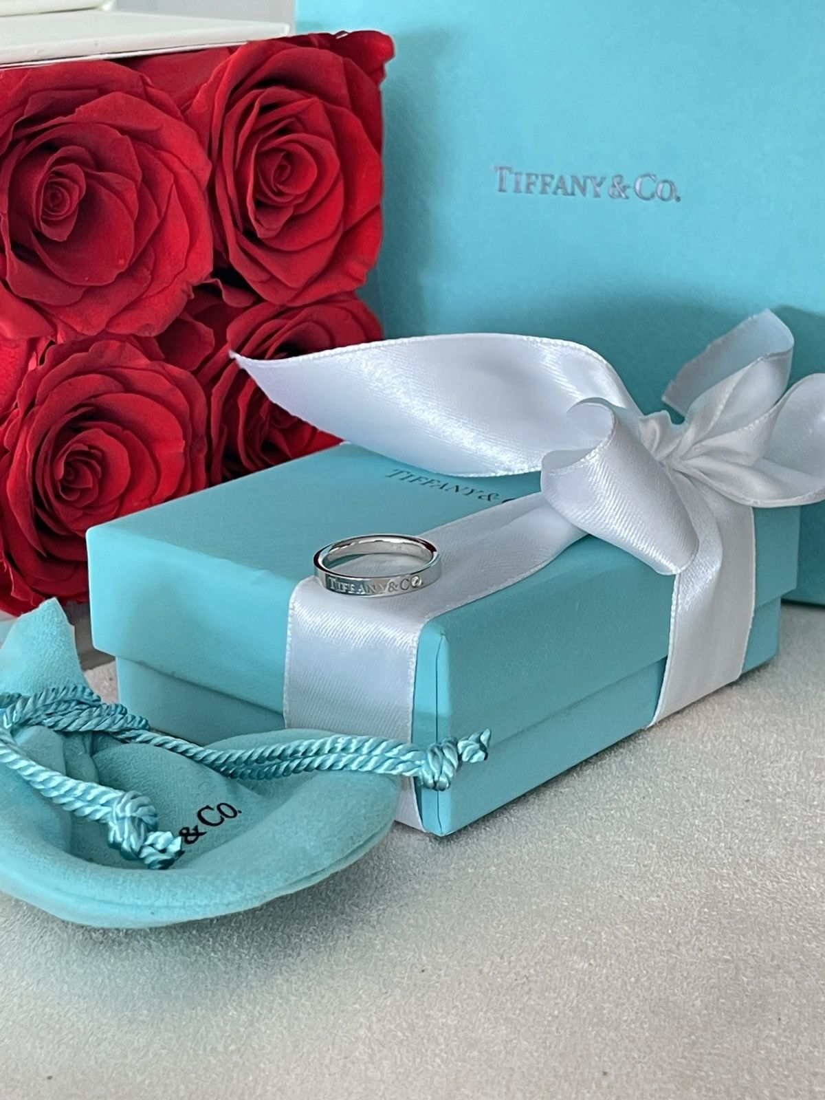 Tiffany & Co. Tiffany & Co. Band Ring in Platinum Diamond 5.5 NEW $2,400 Size ONE SIZE - 12 Thumbnail