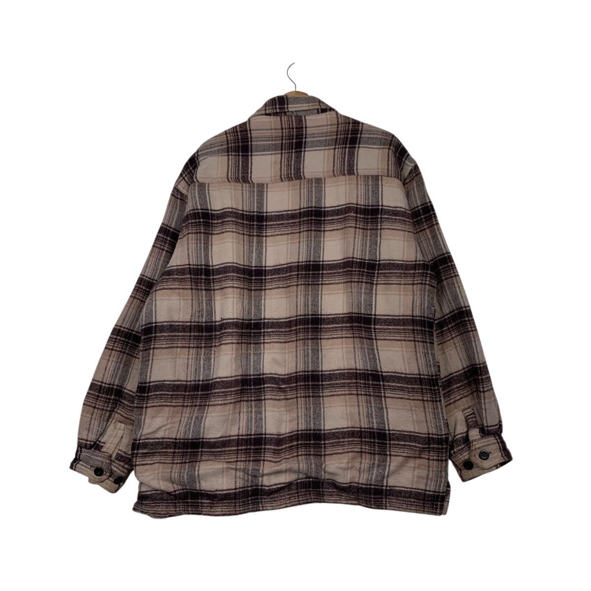 Flannel BICAL BIND Four Pocket Checked Flannel Jacket #2317-C103 Size US L / EU 52-54 / 3 - 7 Thumbnail