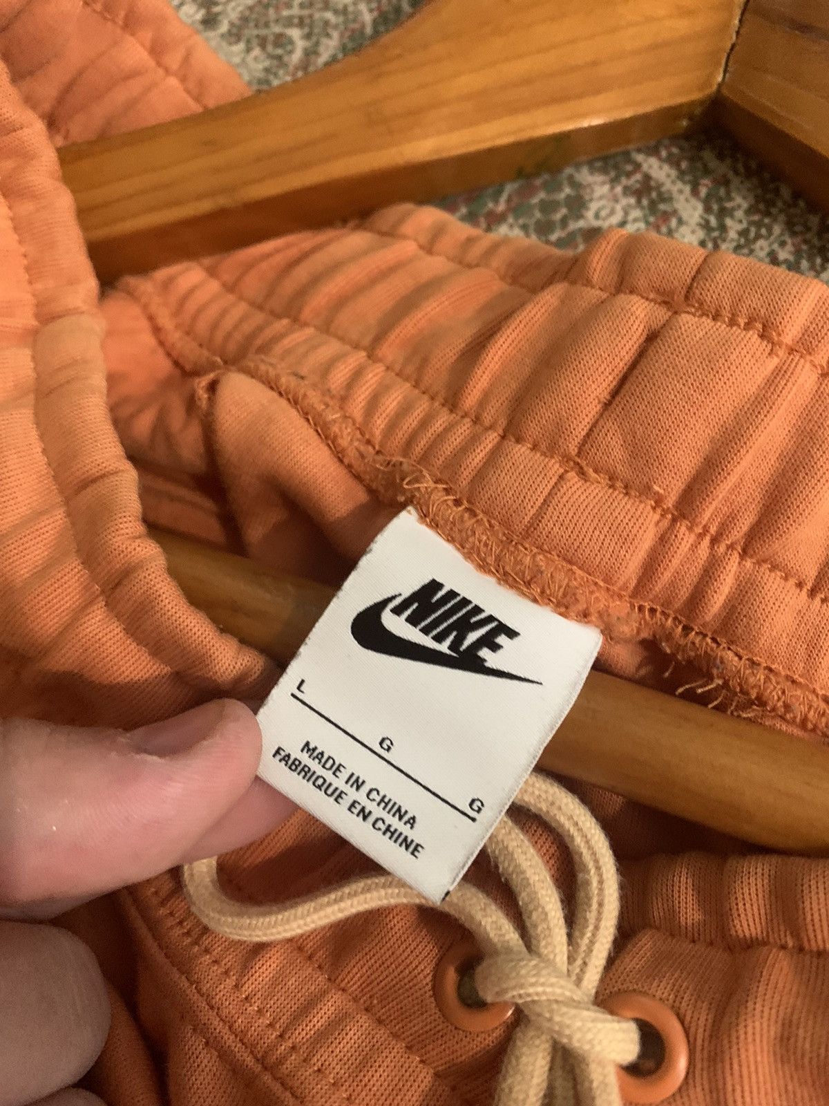 Nike Nike pants big swoosh L size drill Size US 38 / EU 54 - 6 Thumbnail