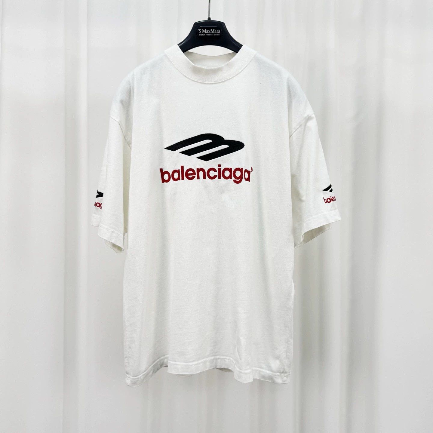Balenciaga Balenciaga 3B Embroidered Short Sleeve Tee - dmc Size US XS / EU 42 / 0 - 1 Thumbnail