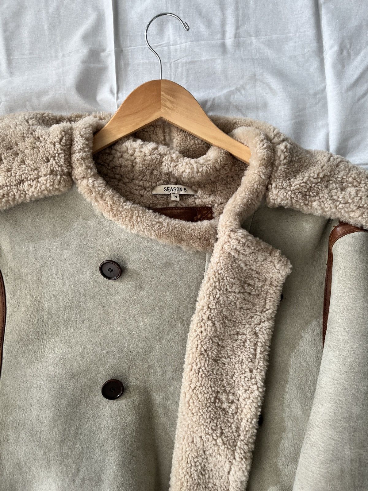 Yeezy Yeezy Season 5 Vintage Shearling Long hooded Hudson Coat Size US M / EU 48-50 / 2 - 16 Thumbnail