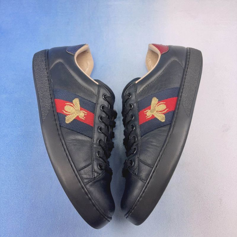 Gucci Gucci ACE Bee Embroidered Sneakers for Men Size US 7.5 / EU 40-41 - 6 Thumbnail
