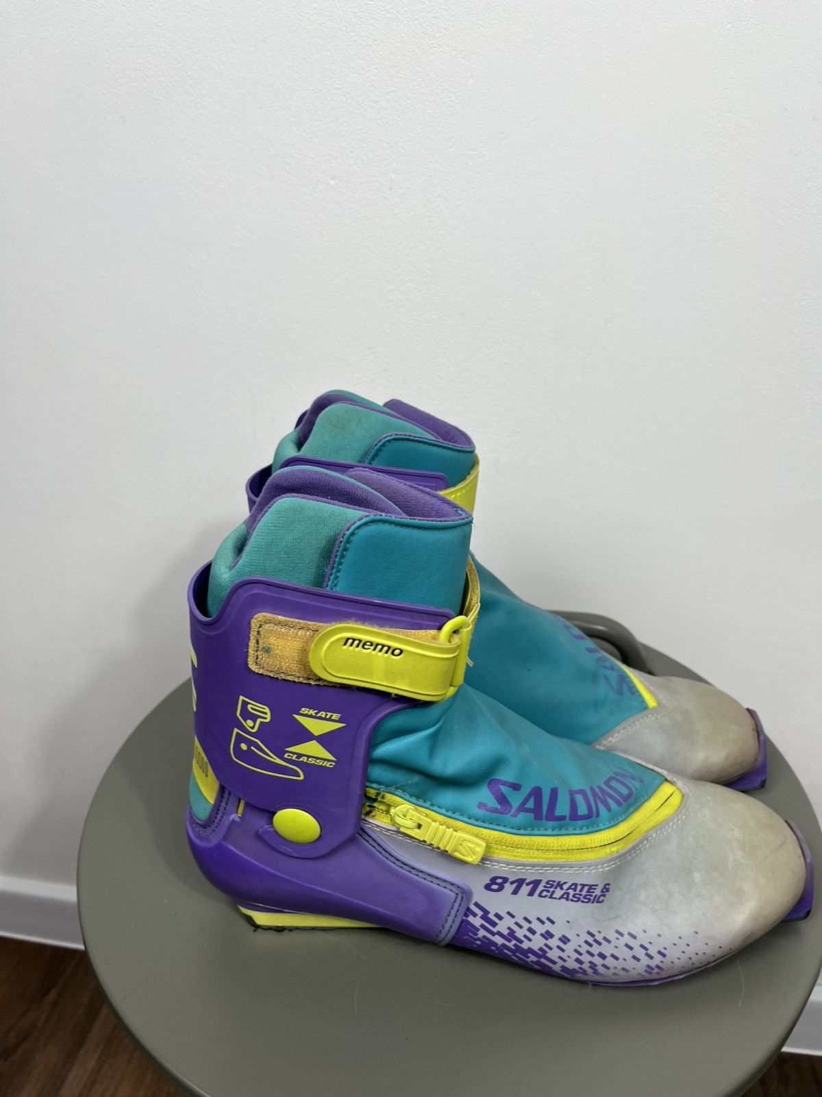 Salomon Vintage Salomon SNS Ski Boots 9 US 42 EU France Size US 9 / EU 42 - 4 Thumbnail