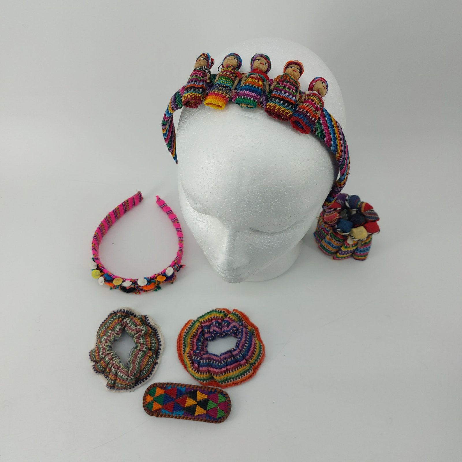 Other Guatemala Head Bands Hair Clips Accessories Handmade Dolls Size ONE SIZE - 8 Thumbnail