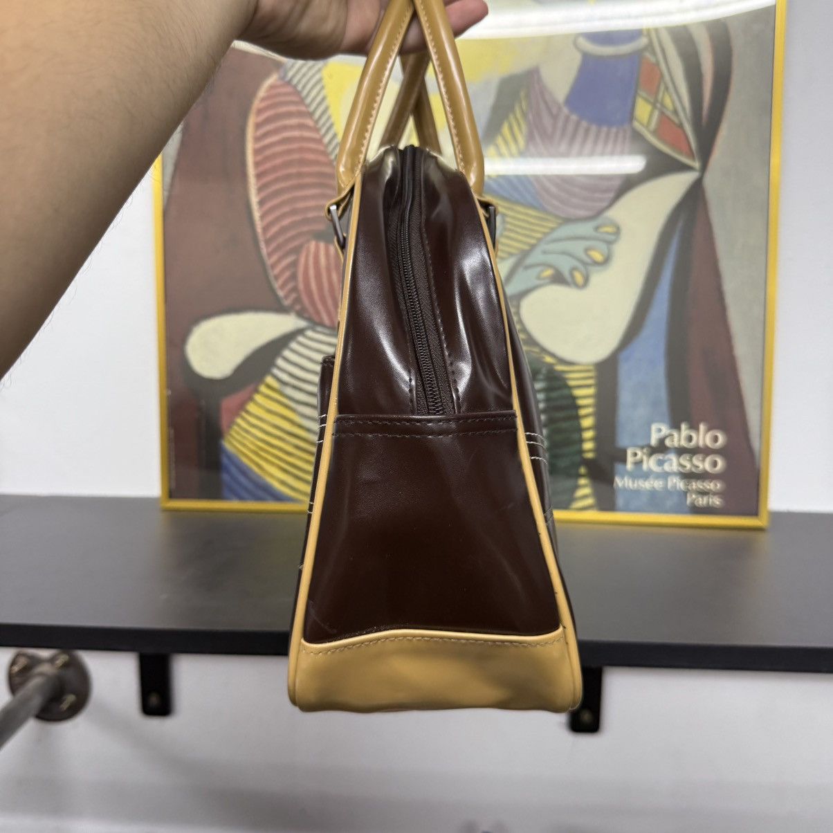 Leather Patent Leather Scooter Paris Hand Bag Size ONE SIZE - 2 Thumbnail