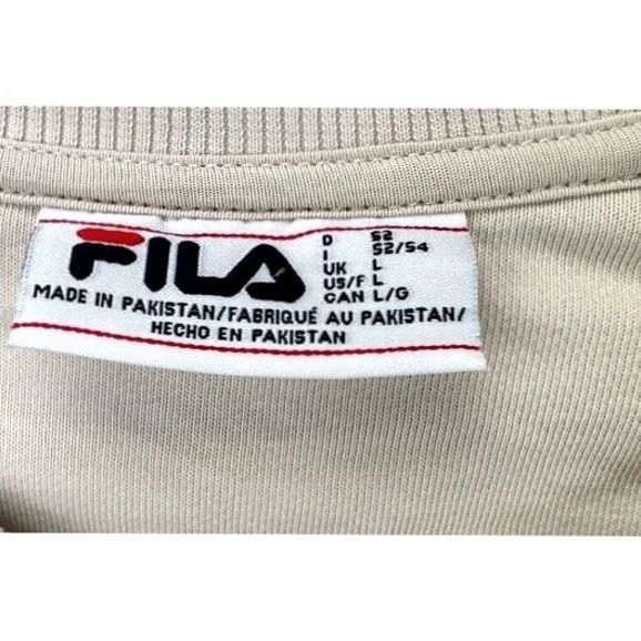 Fila FILA Reza Sweatshirt Mens Large Tan Graphic Woodland Camo Crew Neck Pullover Sweater NEW Size US L / EU 52-54 / 3 - 5 Thumbnail