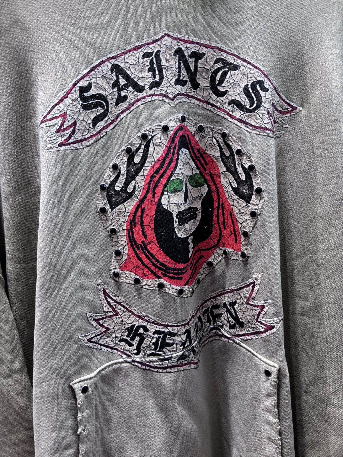 Alchemist ALCHEMIST RAY SAINTS HOODIE NOMAD STUDDED GREEN Size US M / EU 48-50 / 2 - 2 Thumbnail