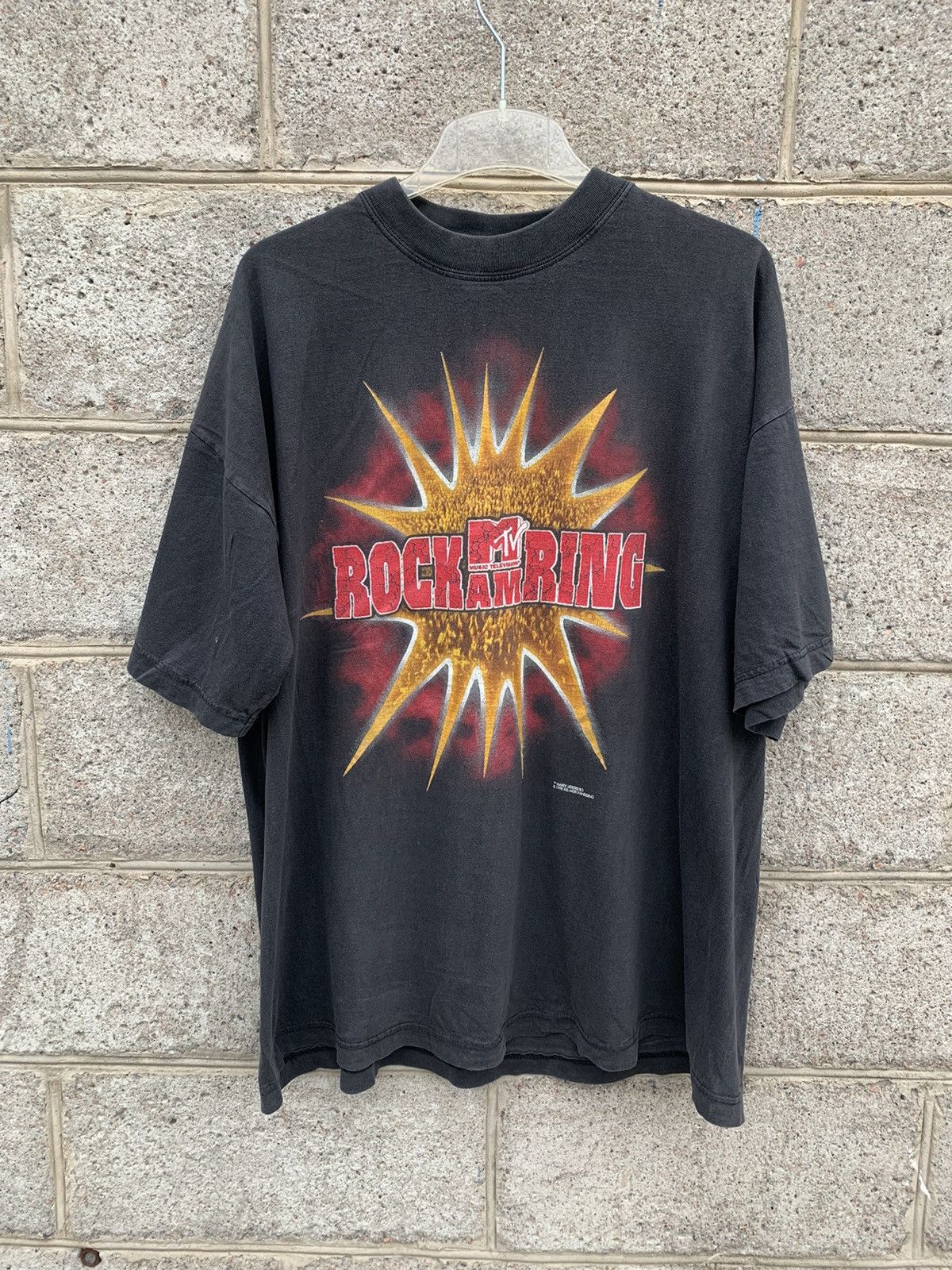 T-shirt Vintage Rock Am Ring 1998 MTV - Taille XL, Groupes Rammstein, Ozzy, Prodigy, Occasion Parfait état
