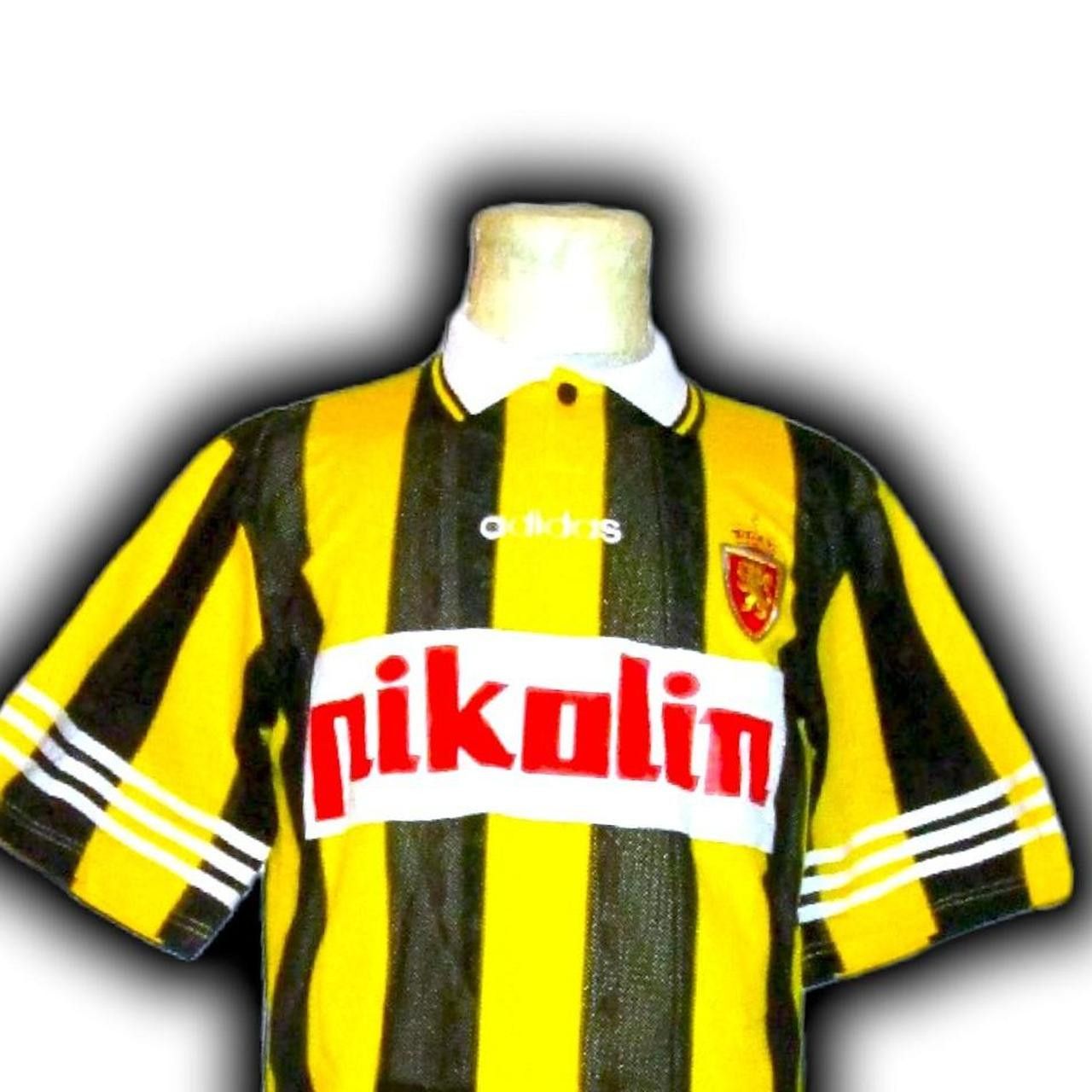 Adidas Real Zaragoza Spain 1997 1998 1999 Away 3rd Shirt Jersey Size US L / EU 52-54 / 3 - 1 Thumbnail