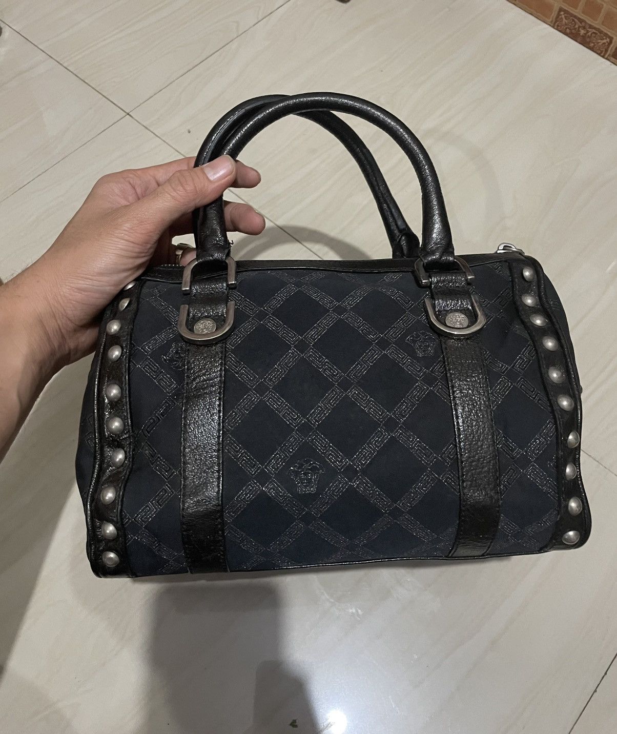 Versace VERSACE black in leather handbag Size ONE SIZE - 11 Thumbnail