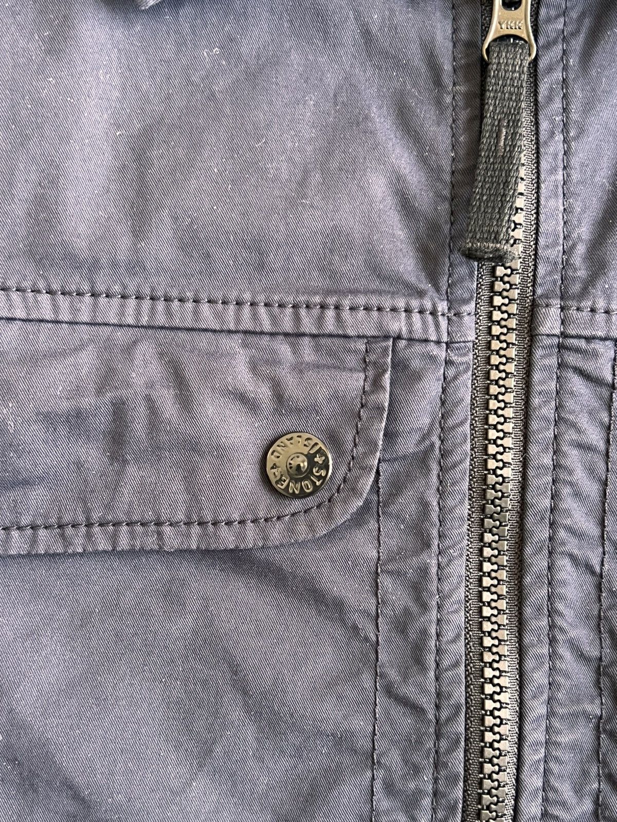 Stone Island XL Stone Island Overshirt Cotton Stretch Navy blu jacket zip Size US XL / EU 56 / 4 - 14 Thumbnail