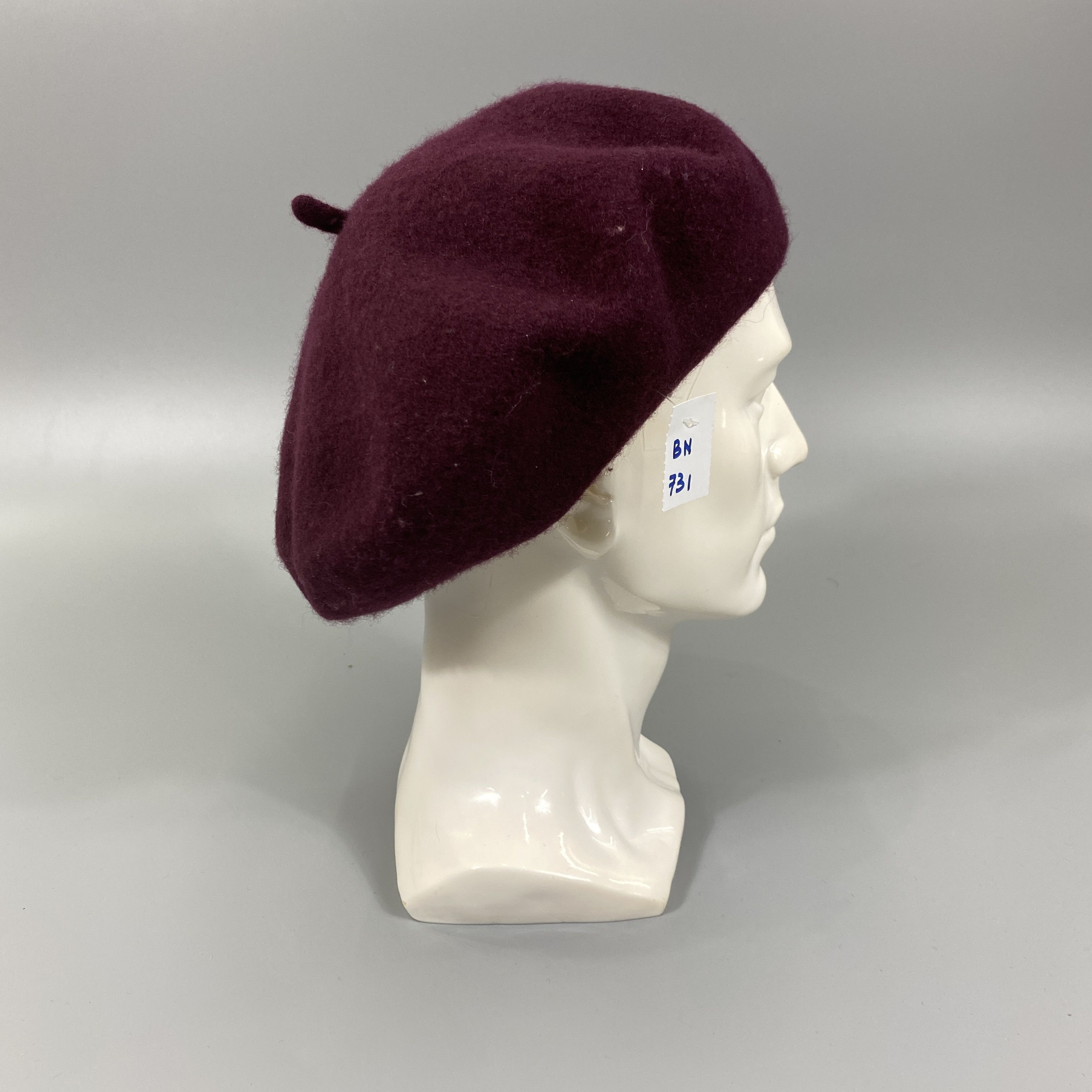 Japanese Brand Burgandy Beret -BN731 Size ONE SIZE - 4 Thumbnail