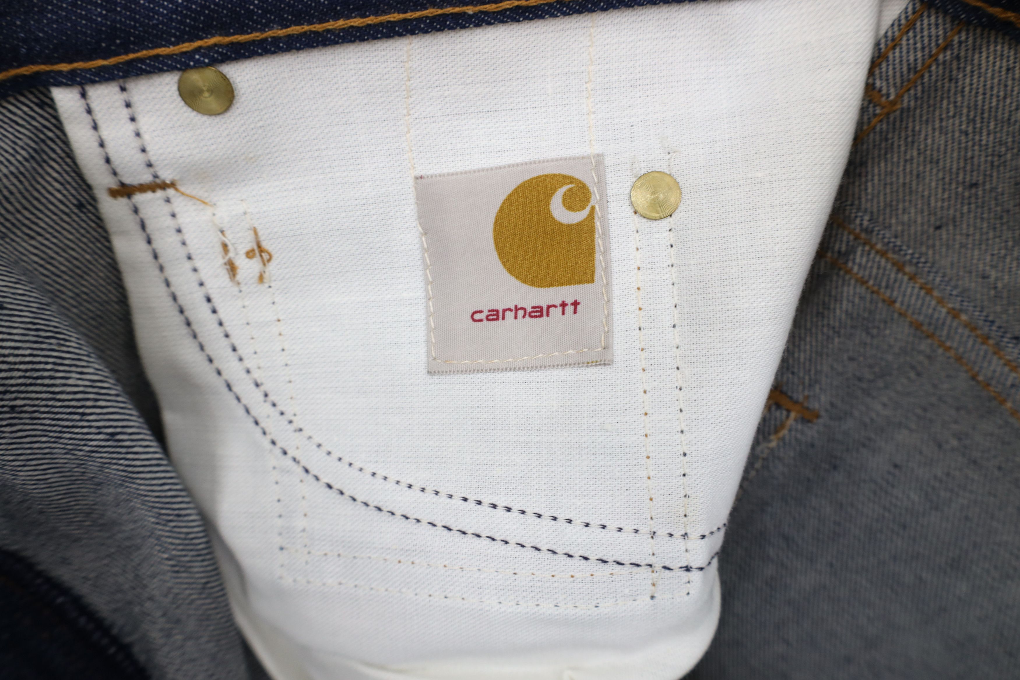 Carhartt Deadstock Vintage 80s Carhartt Wide Leg Denim Jeans USA Size US 40 / EU 56 - 6 Thumbnail