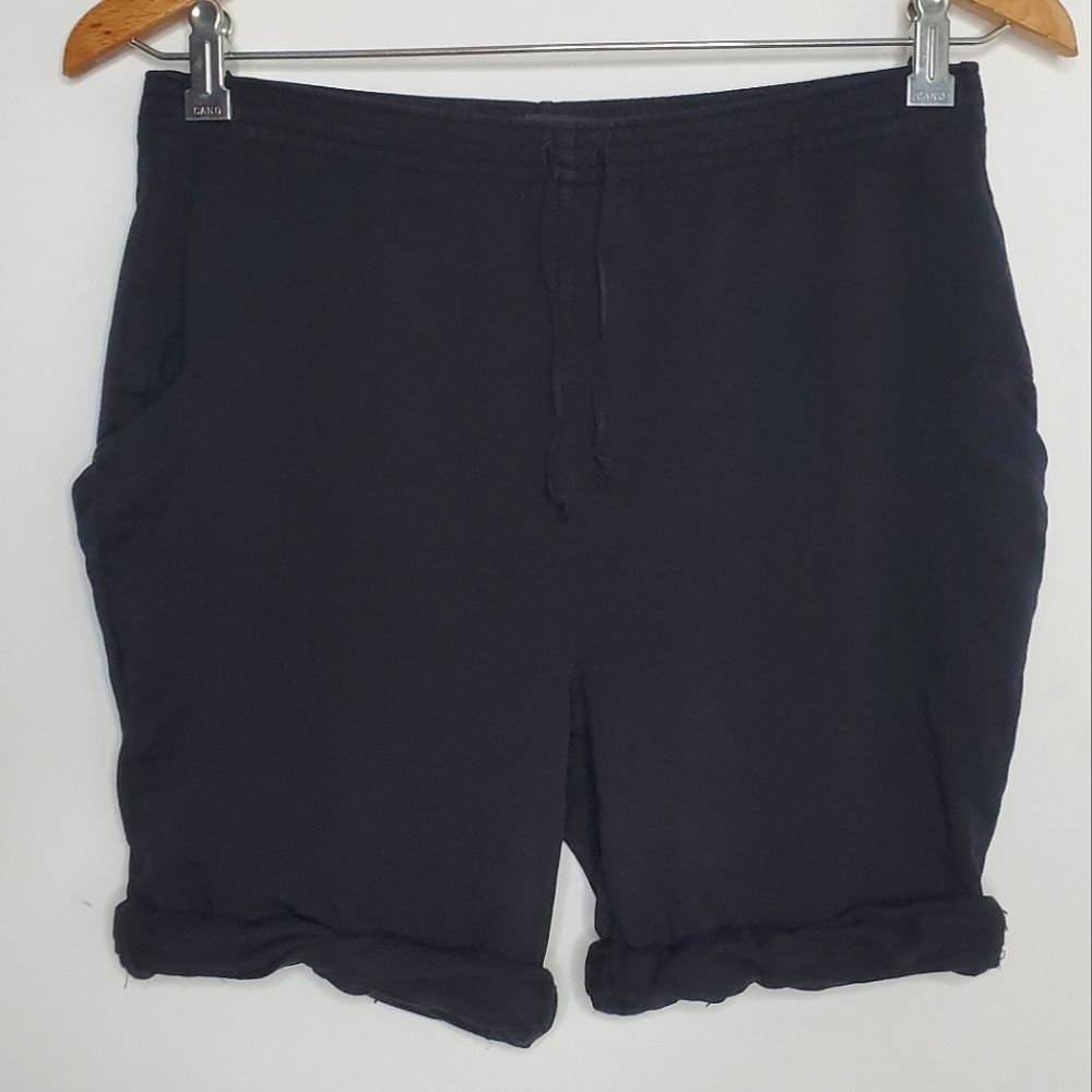 image of Alexander Wang Black Cotton Blend Cargo Pocket Rolled Hem Dr, Women's (Size 27)