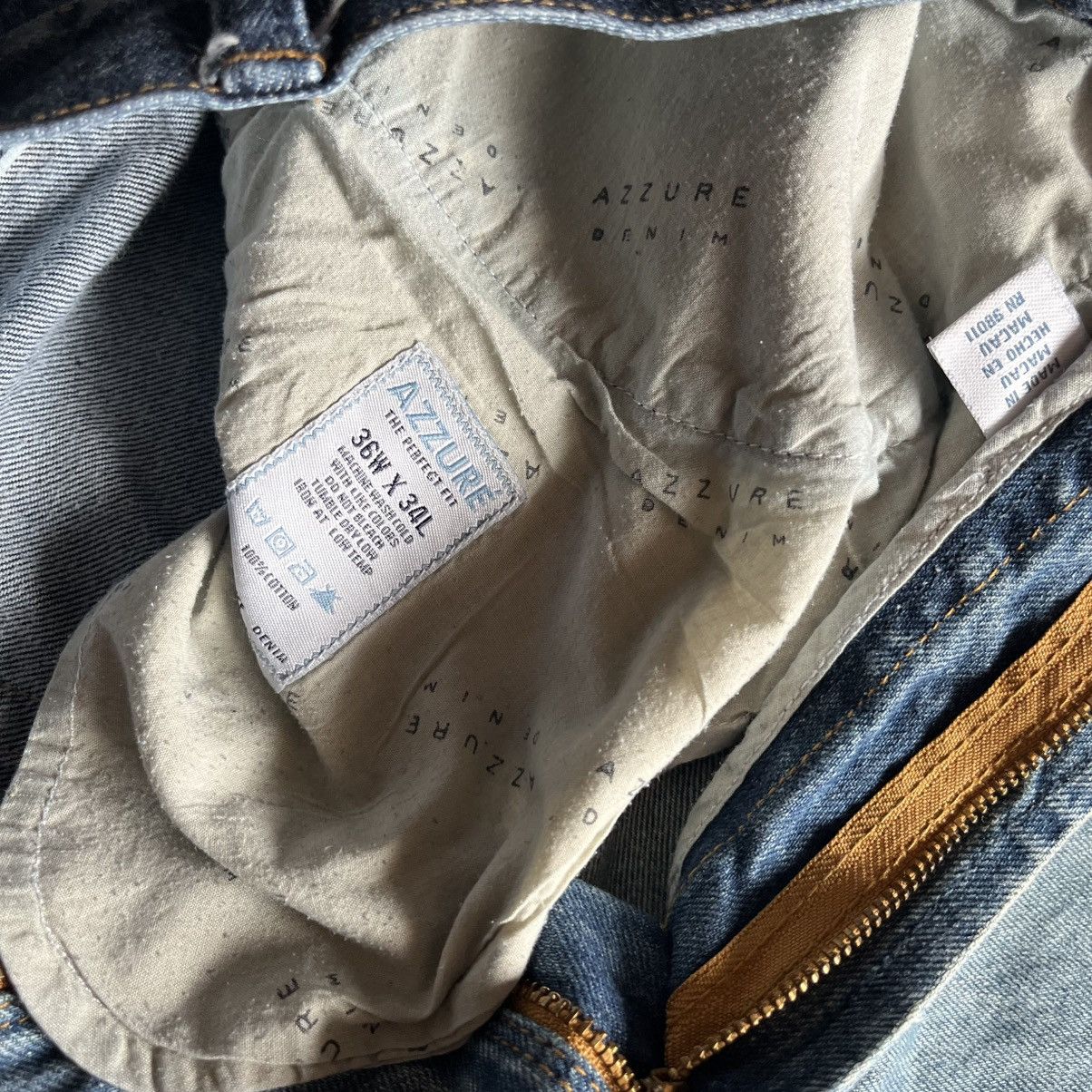 Vintage Vintage 2000s Azzure Two Tone Baggy Skater Denim Jeans 34x32 Size US 34 / EU 50 - 12 Thumbnail