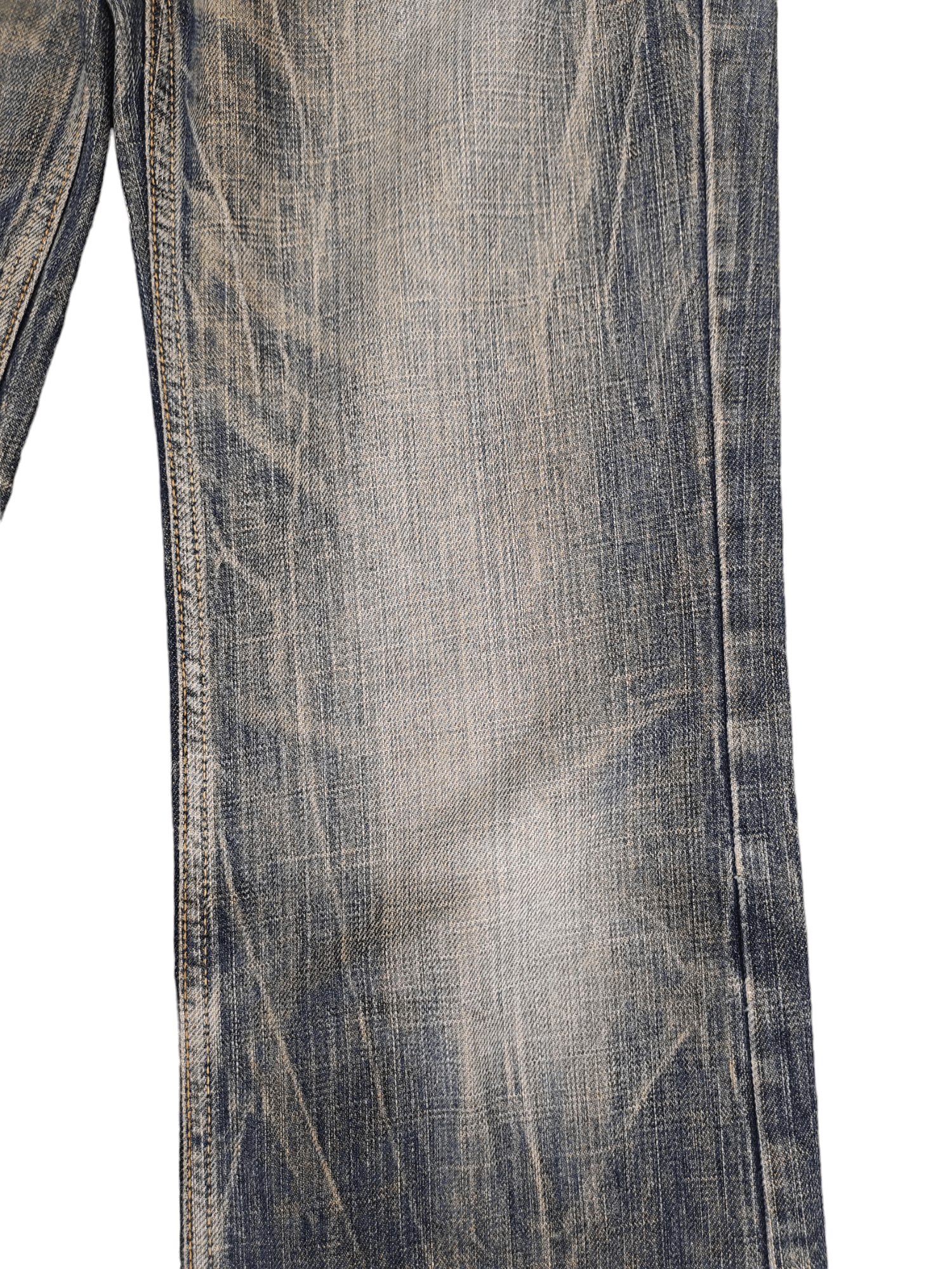 If Six Was Nine Flare Jeans Studio RP Lace Pocket Faded Bootcut Jpg Style Size US 27 - 6 Thumbnail