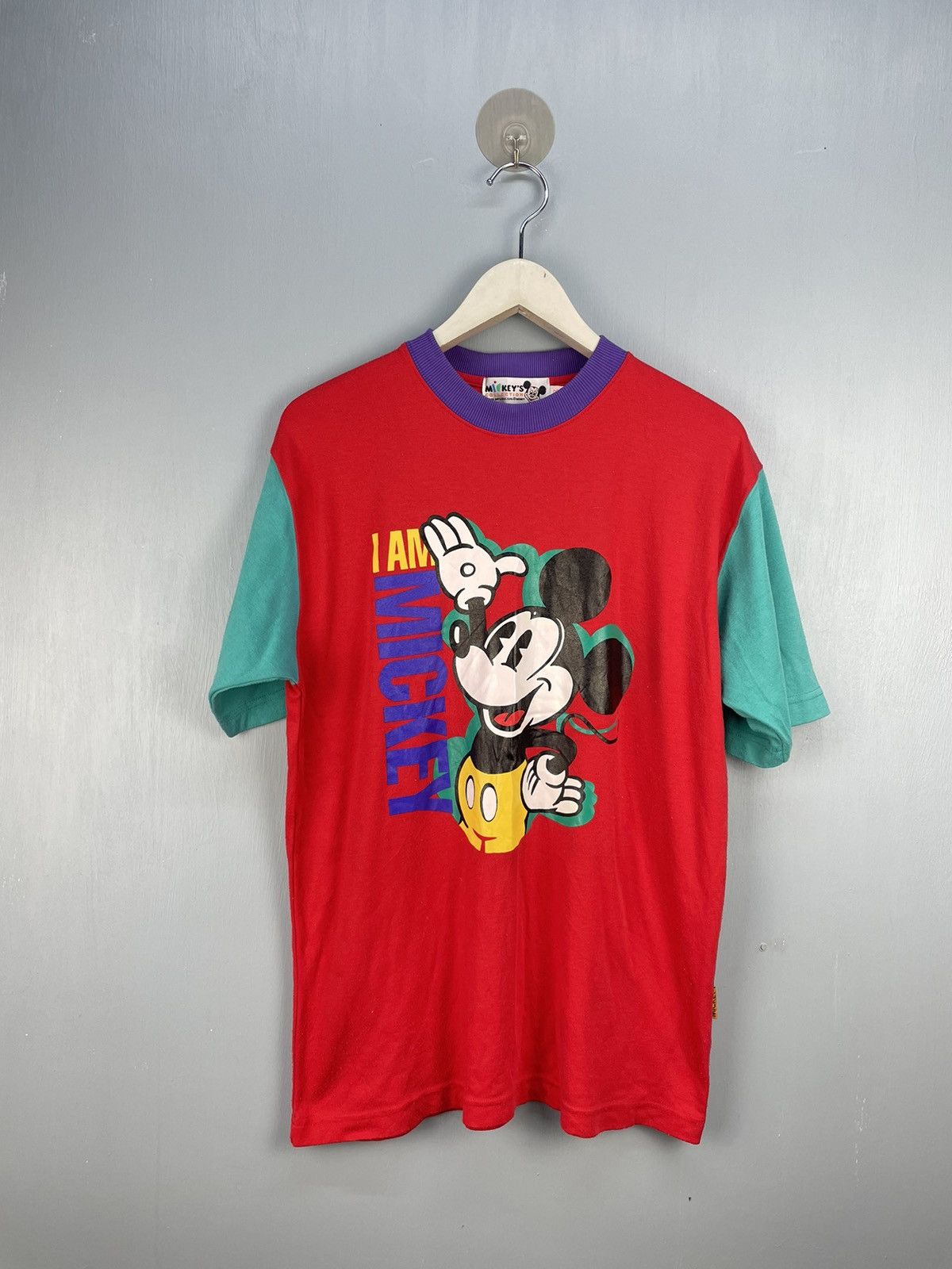 Disney Vintage 90s I Am Mickey t shirt Size US M / EU 48-50 / 2 - 1 Thumbnail