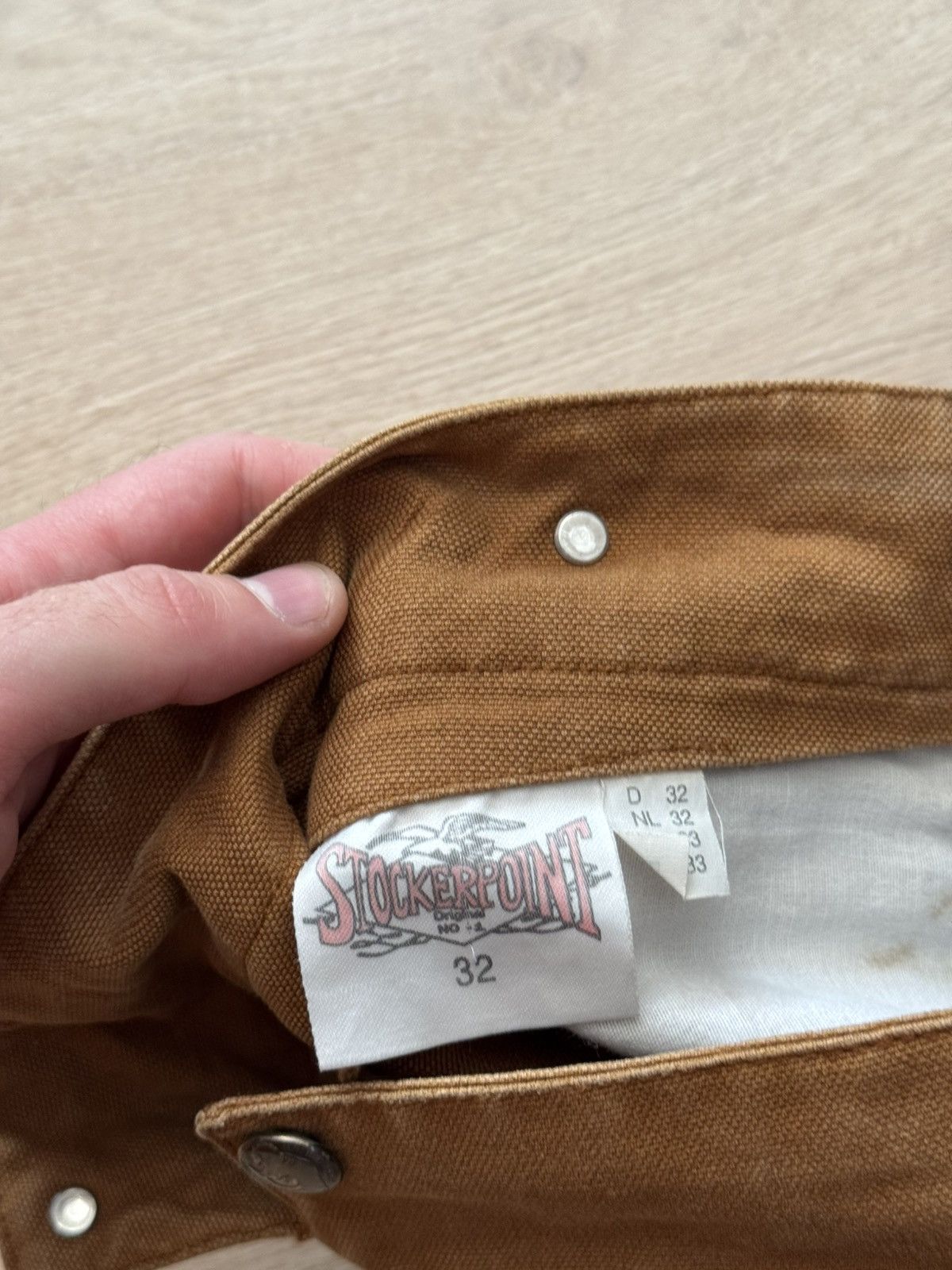 Cowboy Equipment Vintage StockerPoint Buckle Back Western Cowboy Brown Pants Size US 32 / EU 48 - 7 Thumbnail