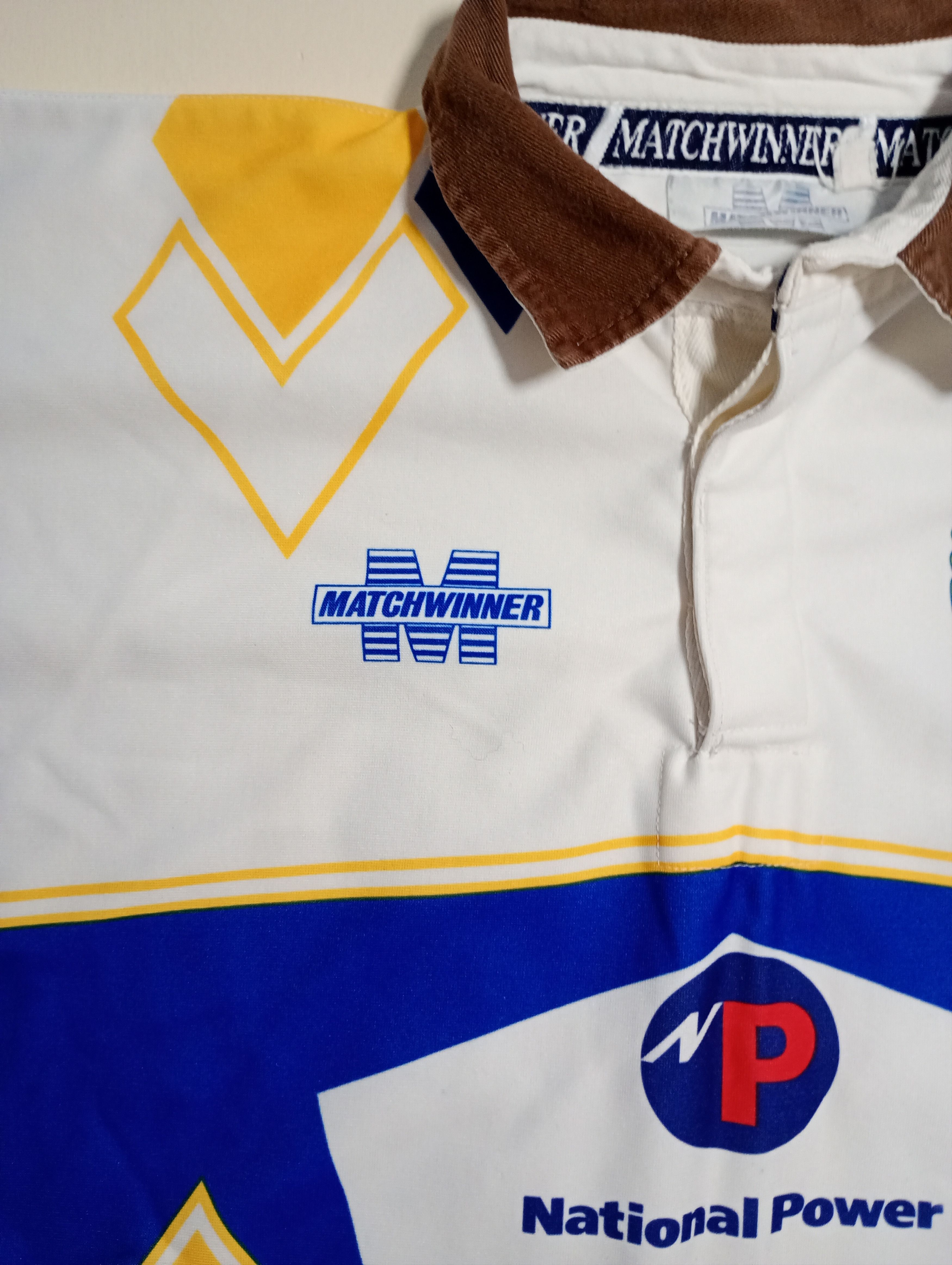 Vintage Matchwinner Whitehaven R.L.F.C. Rugby Shirt #14 V Size US XL / EU 56 / 4 - 7 Thumbnail