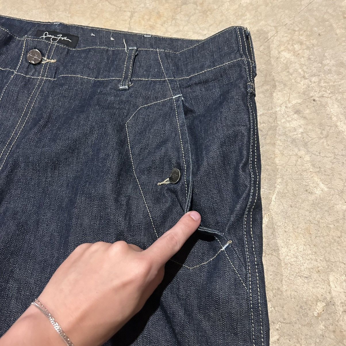 JNCO × Sean John × Southpole Crazy Vintage Y2K Sean John Baggy Stash Pocket Jeans Cyber Size US 40 / EU 56 - 7 Thumbnail