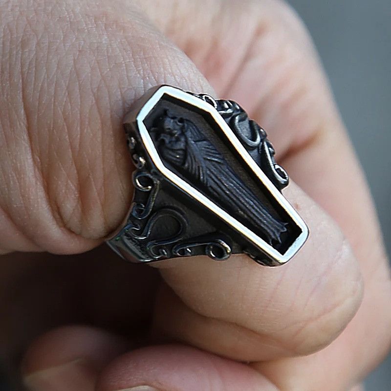 Vintage Unique Zombie Vampire Skull Size ONE SIZE - 1 Thumbnail
