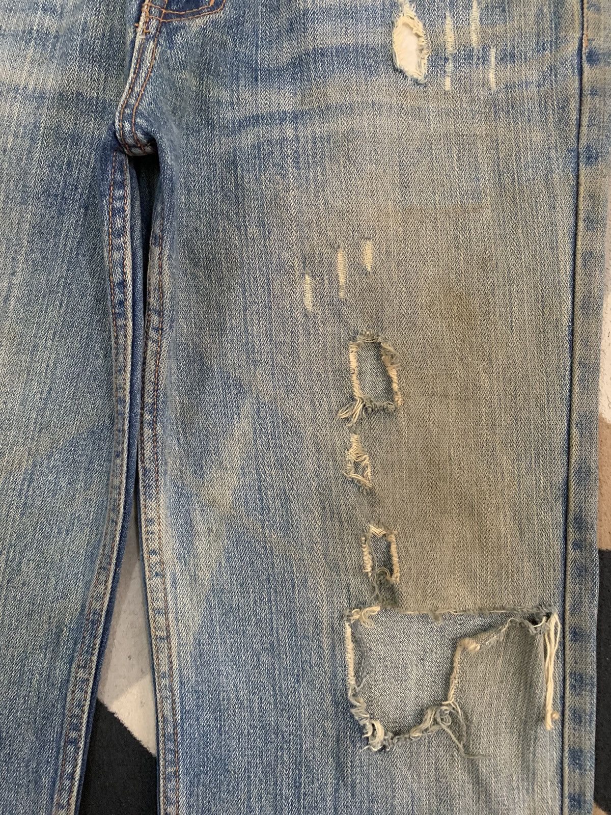 Ed Hardy Vintage Japanese Brand Mud Wash Distressed Grunge Jeans Size US 32 / EU 48 - 9 Thumbnail